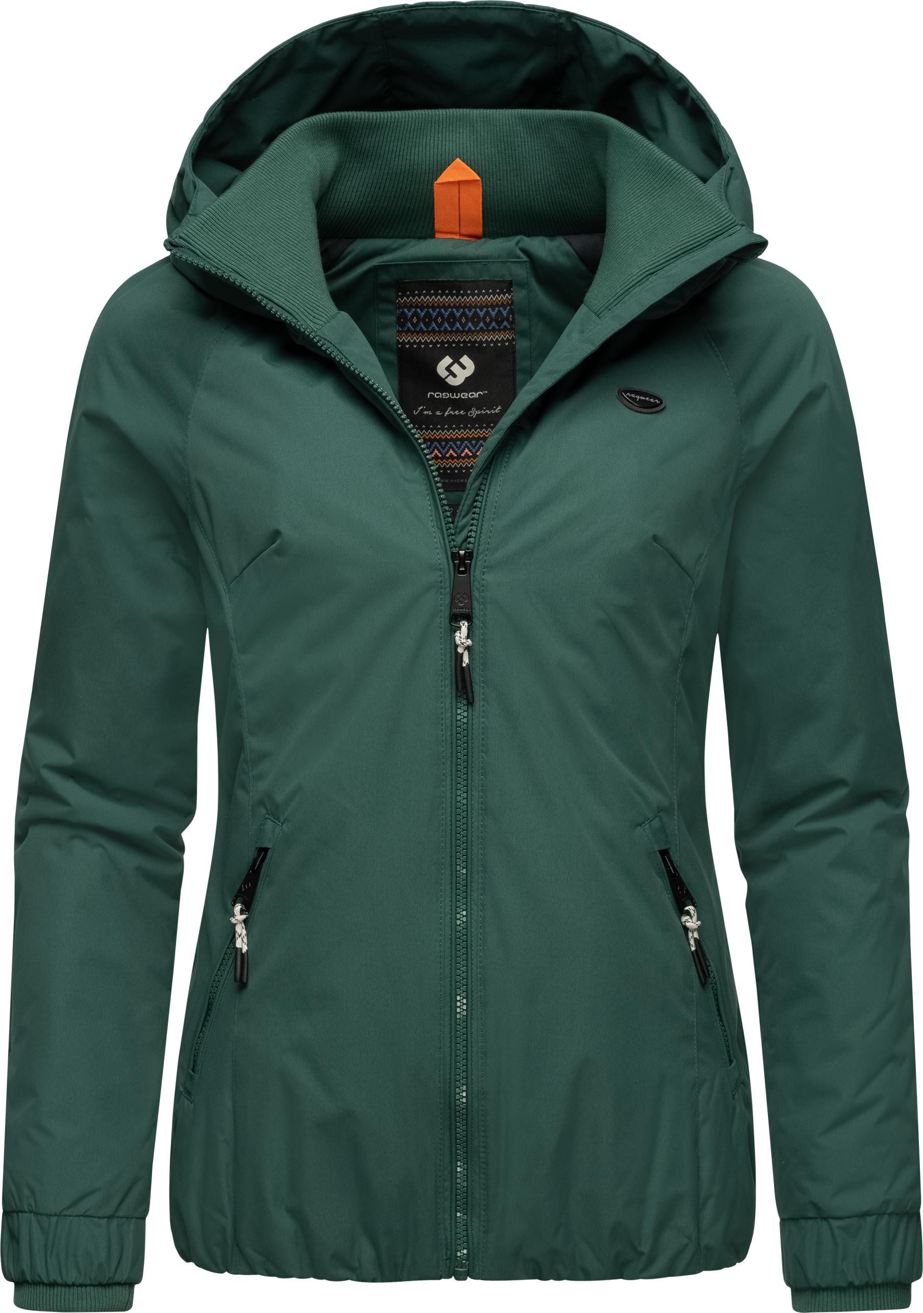Ragwear Winterjacke Dizzie Warm Wasserdichte Damen Jacke mit Kapuze