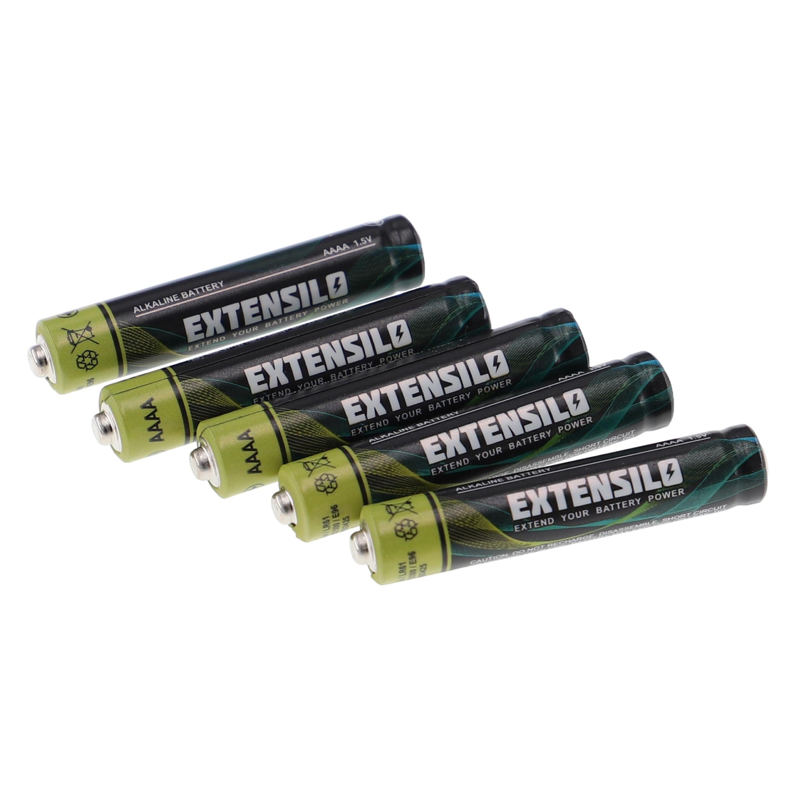 Extensilo Batterie, Leistungsfähige Ersatz-Batterie (AAAA, MN2500, MX2500, LR8D425, LR61)