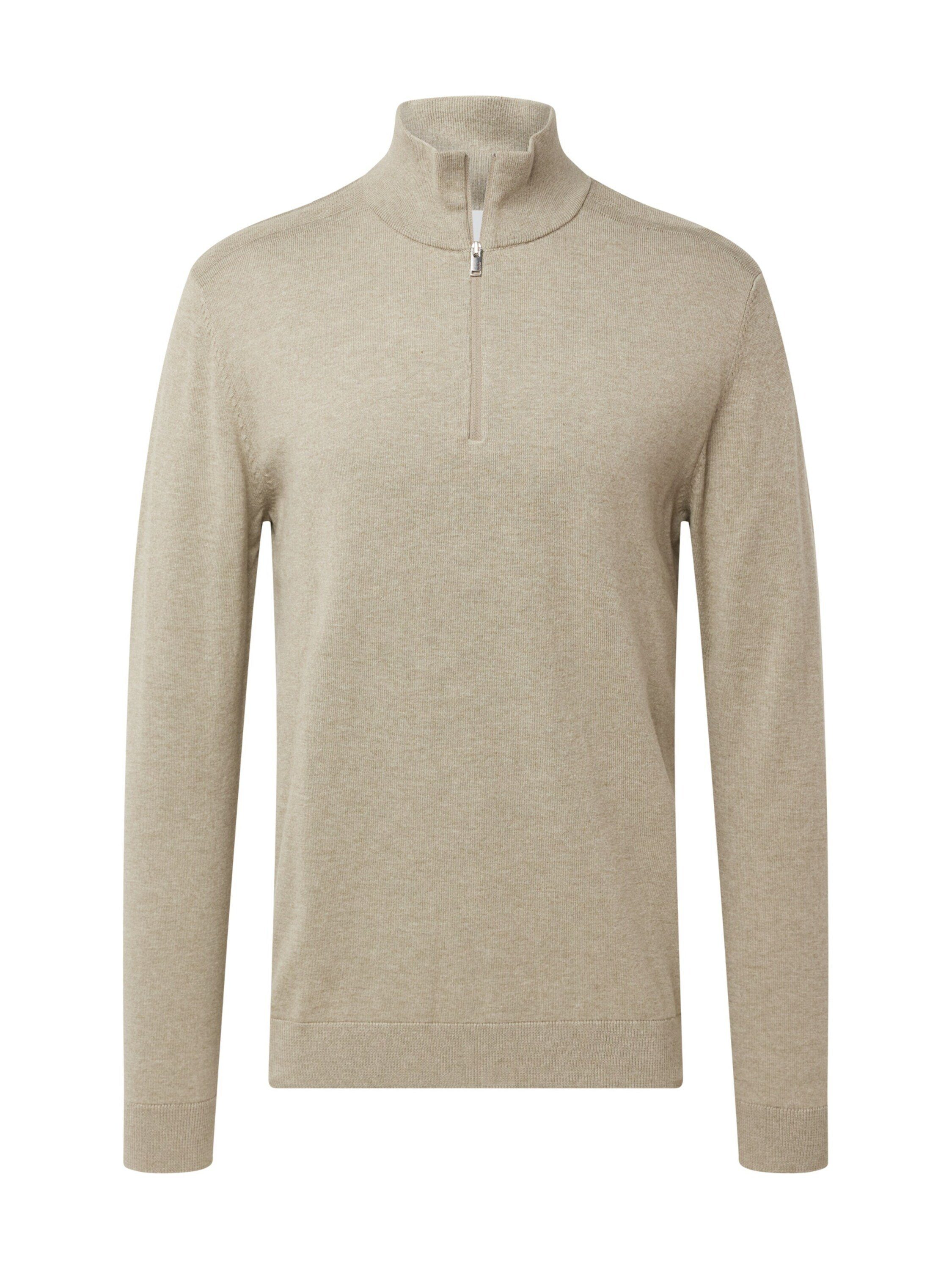 SELECTED HOMME Herren Pullover Aus Bio-Baumwolle – Waffelstrick, Rundhals, Langärmlig, Regular Fit