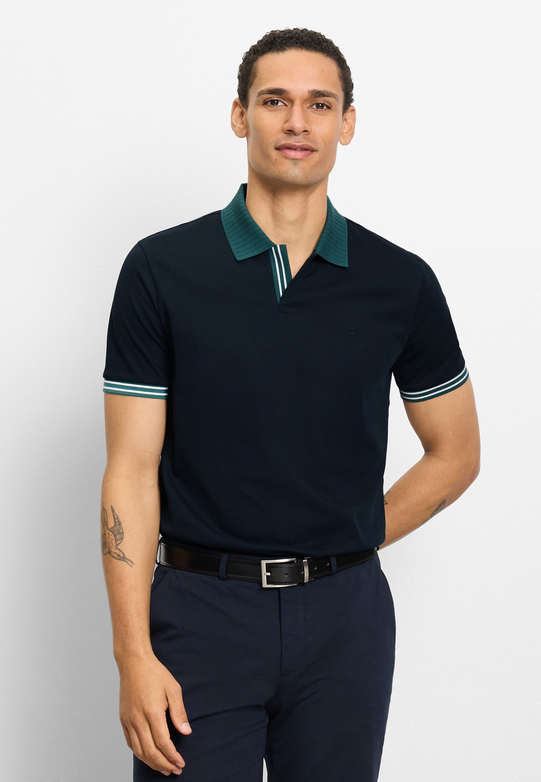 OLYMP Poloshirt OLYMP Casual Wirk