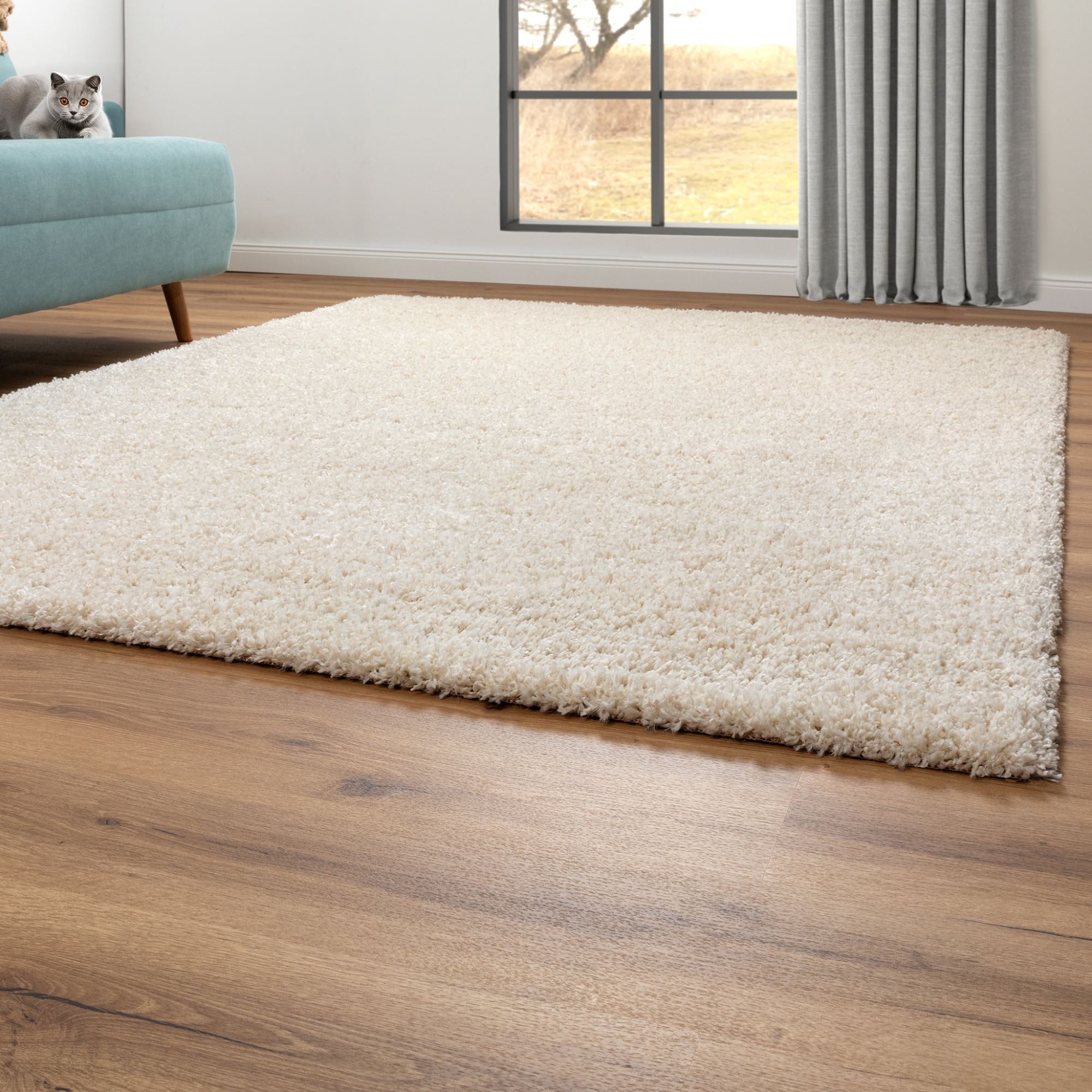 Steffensmeier Hochflor-Teppich Valencia, Rechteckig, Shaggy, Langflor, Kuns günstig online kaufen