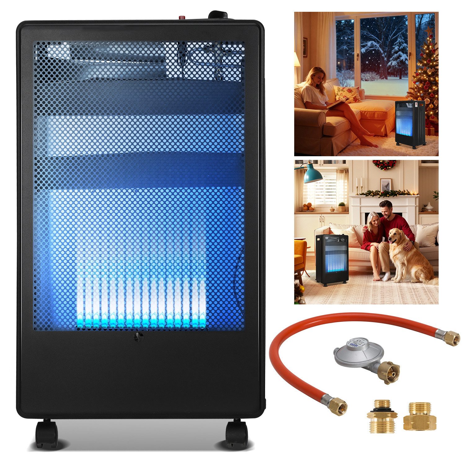 Clanmacy Heizgerät Infrarot Gasheizung 3800 Watt günstig online kaufen