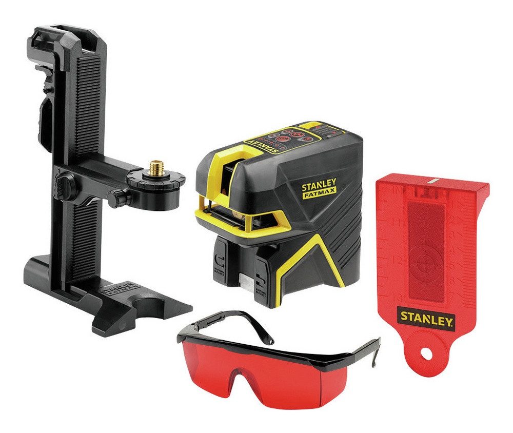 STANLEY Kreuzlinienlaser, Kreuzlinien- und 2 Punktlaser FatMax, rot