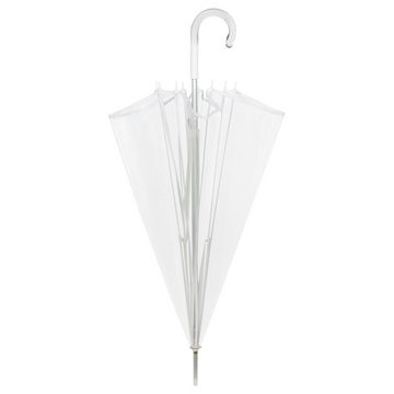 von Lilienfeld Stockregenschirm Melina Glockenschirm Transparent Durchsichtig Hochzeitsschirm, 100 % Polyethylen (KEIN PVC)