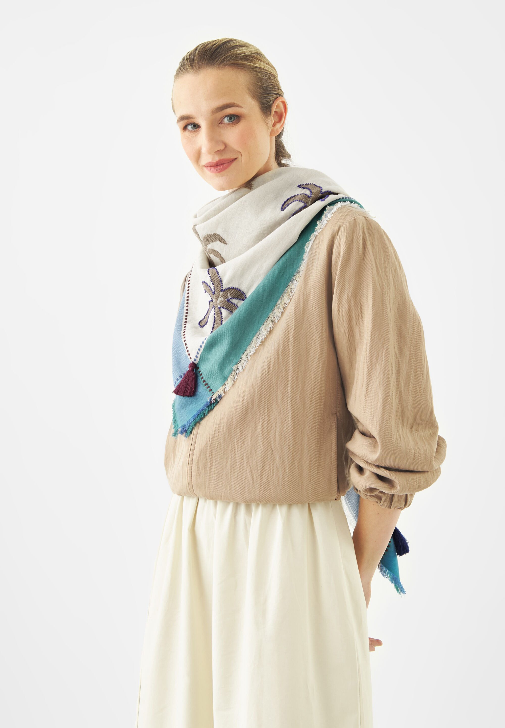 Codello Halstuch, Palmen-Perlen