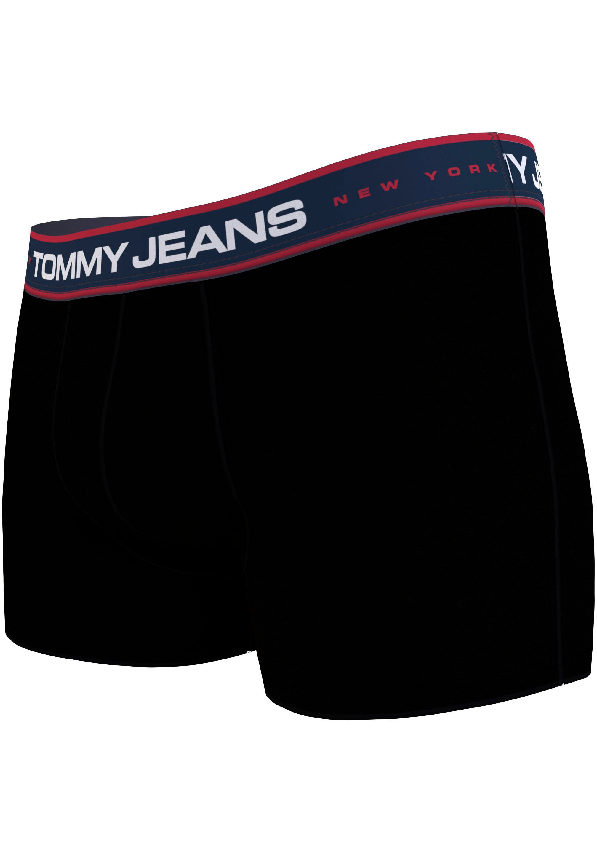 black/ 3er-Pack) 3-St., black/ Tommy mit Logo Trunk black Underwear Hilfiger Taillenbund (Packung, am TRUNK 3P