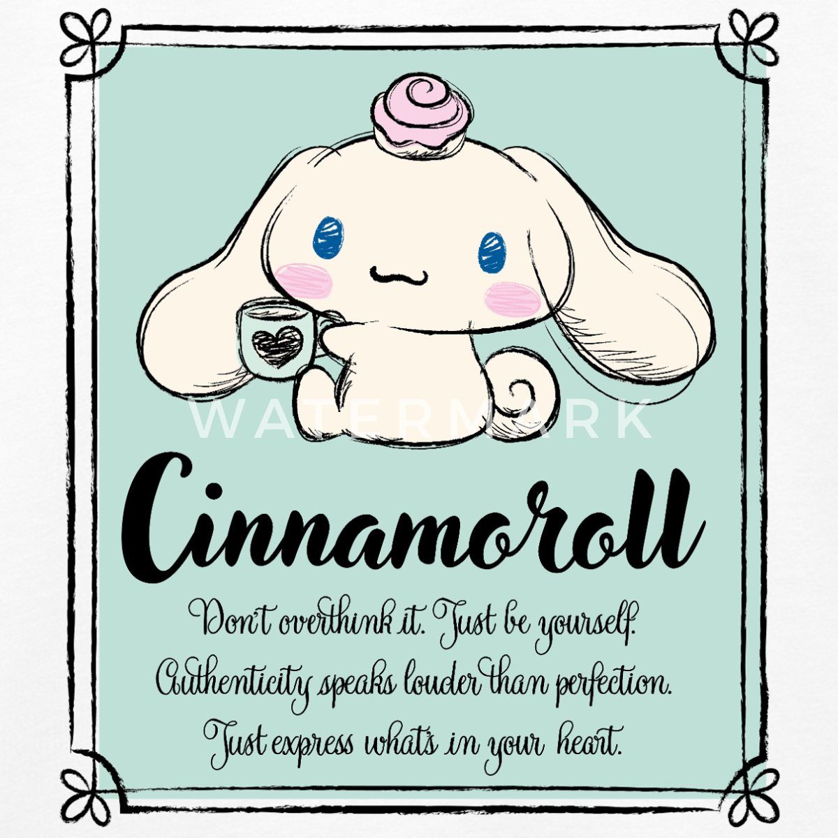 Spreadshirt T-Shirt Cinnamoroll Just Be Yourself Teenager Premium T-Shirt (1-tlg)