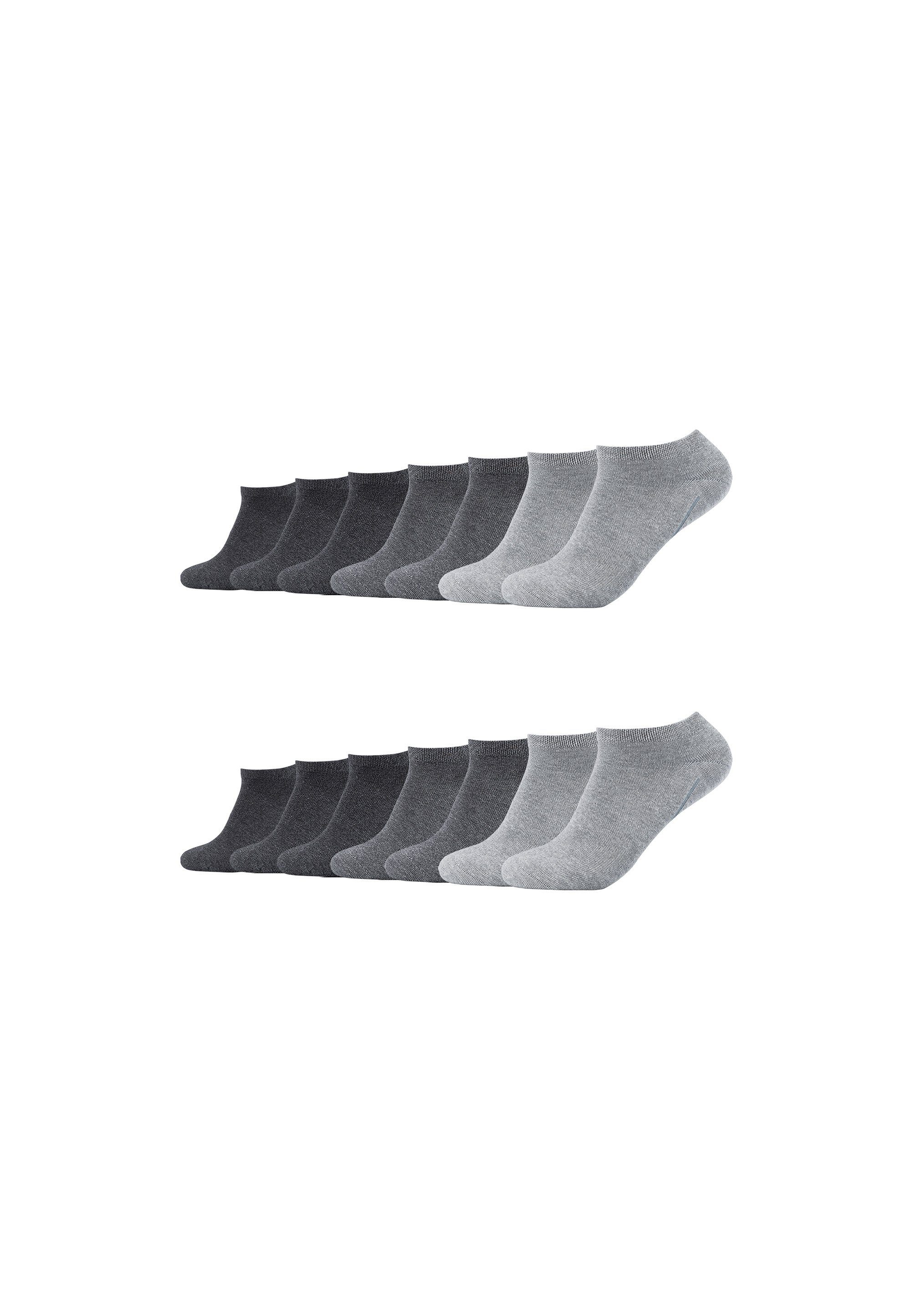 Camano Socken ca-soft (14-Paar) mit weichem Komfortbund grau