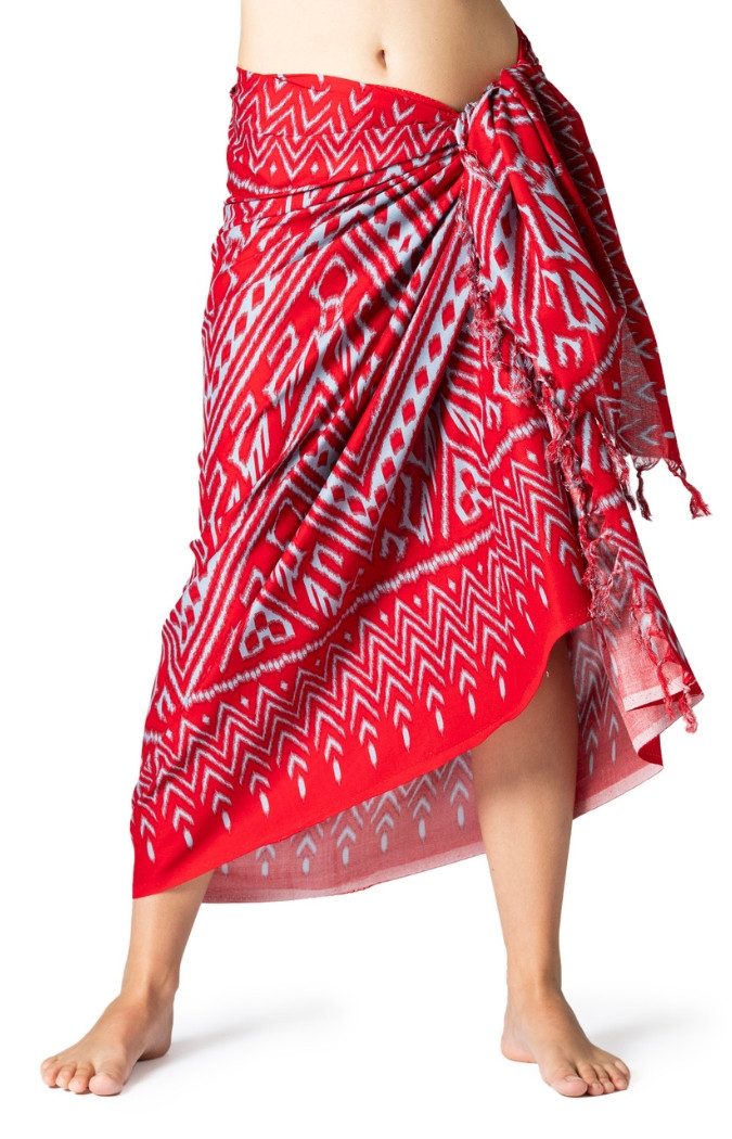 PANASIAM Pareo Sarong mit besonderem Ikat-Muster günstig online kaufen