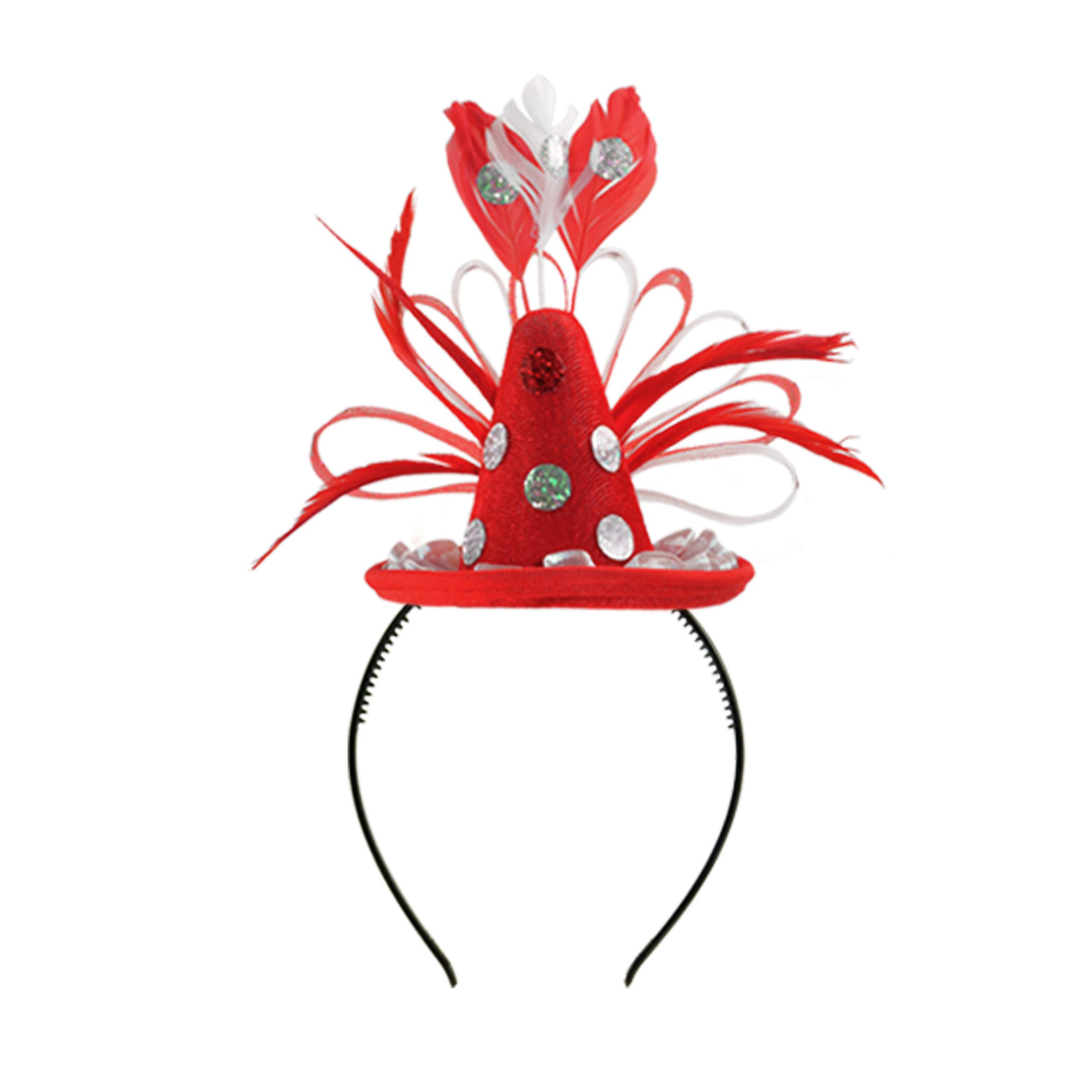 Bock-op-Kölle Haarreif Bock op Koelle Haarreif Minihut mit Federn