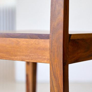 Tikamoon Esszimmerstuhl Mezzo Stuhl aus massivem Palisanderholz