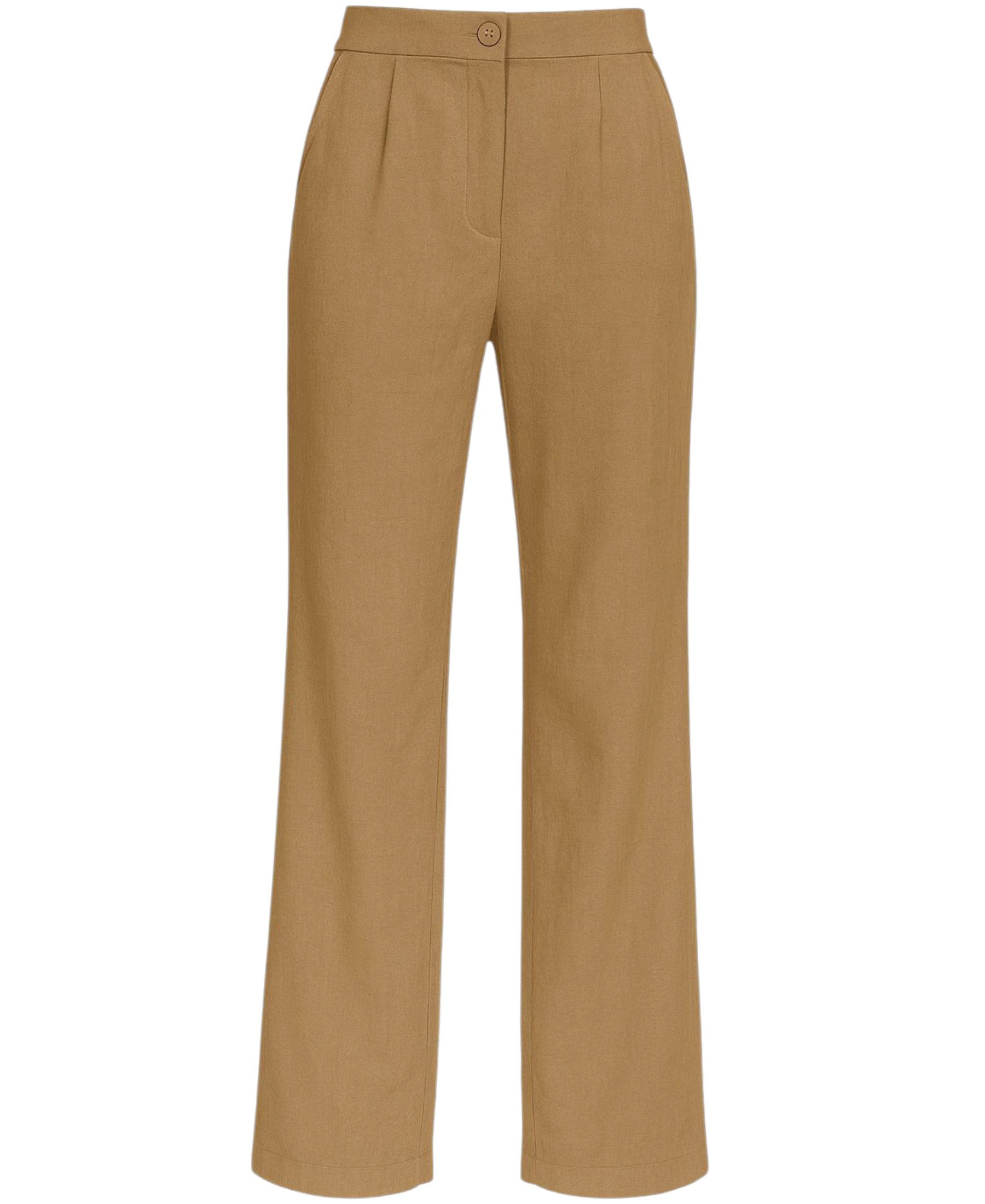 fashionshowcase Palazzohose Palazzohose Damen Hose in Leinenoptik – elegant günstig online kaufen