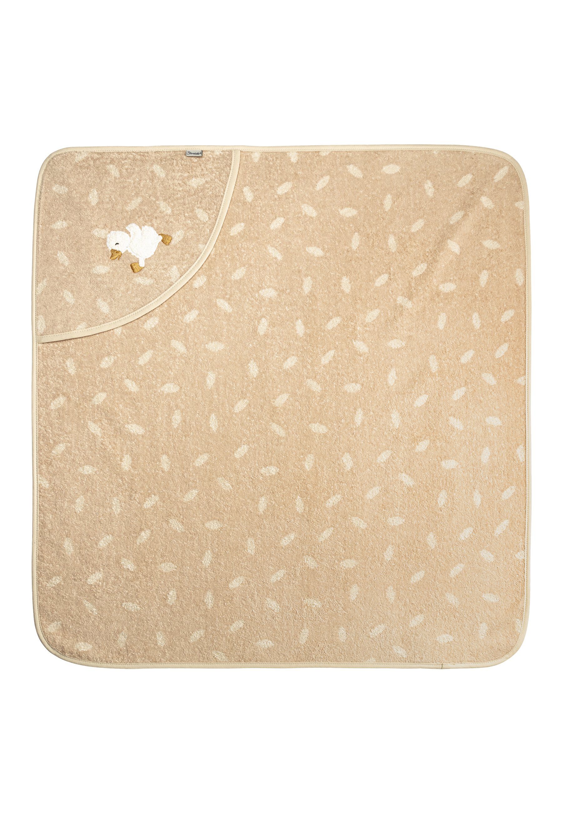 Sterntaler® Badetücher Kapuzenbadetuch 80x80 cm ENTE Edda, 100 % Baumwolle günstig online kaufen