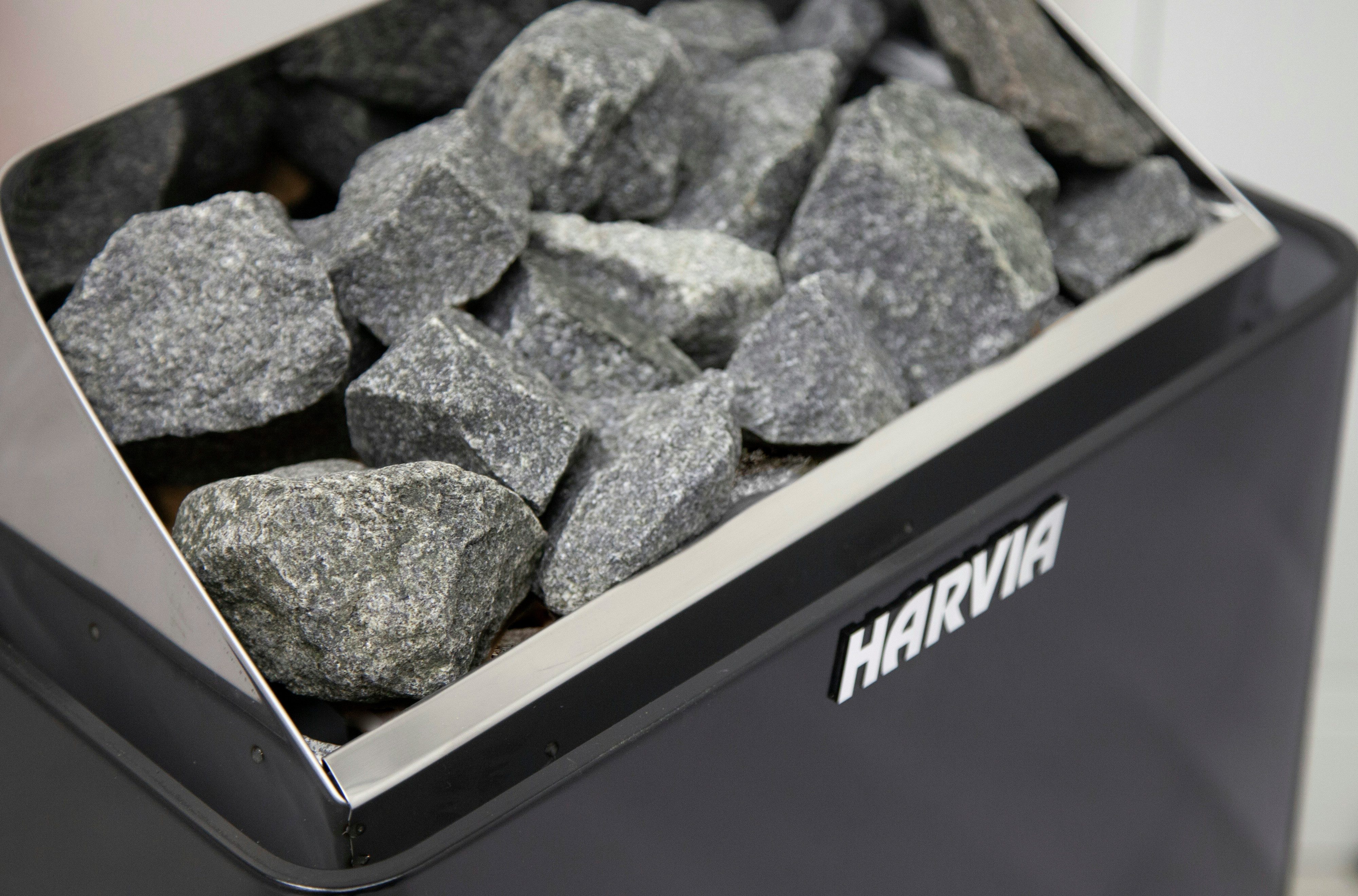 HARVIA Saunaofen KIP80E Elektro-Saunaofen 8 kW, für separates steuergerät, 8 kW, externe Steuerung, Platzsparender 8-kW-Saunaofen für 7–12 m³ mit externer Steuerung