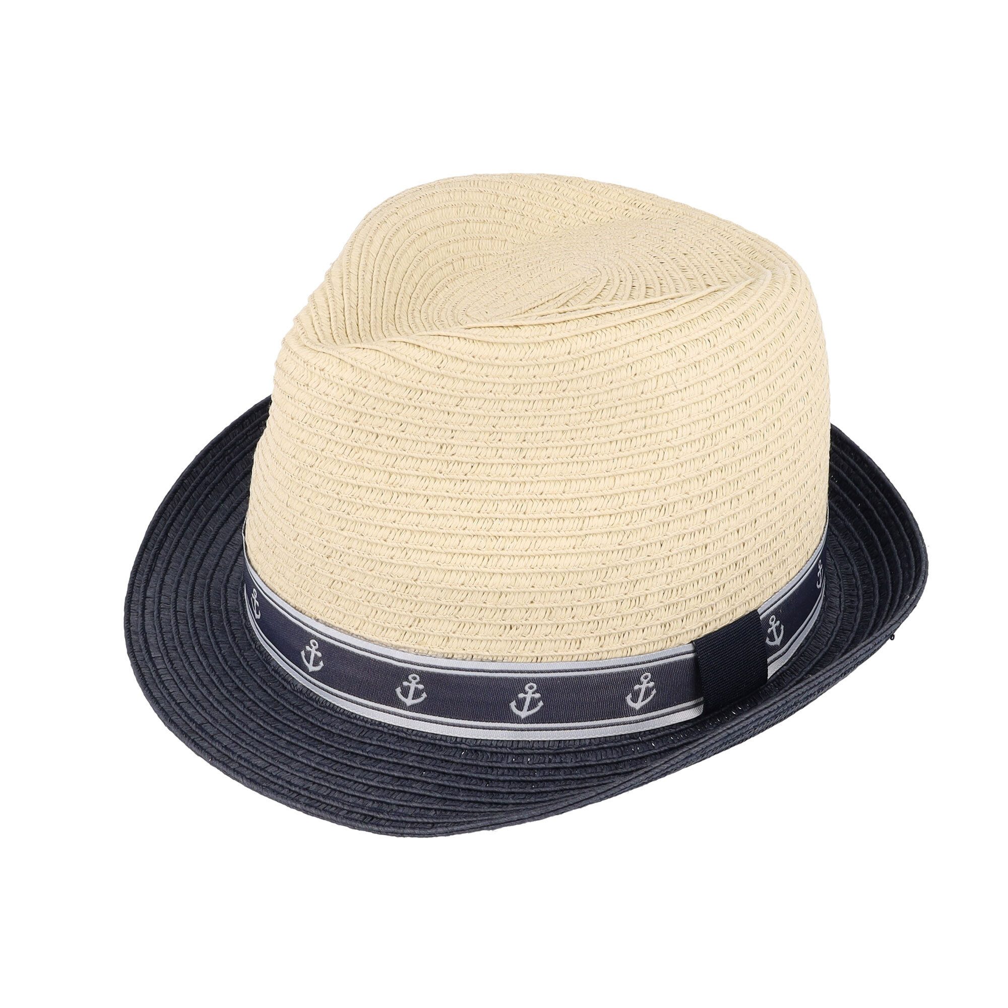MAXIMO Strohhut KIDS BOY-Trilby Anker (1-St)