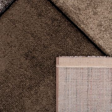 Teppich Wohnzimmer Teppich Modern Trendig Meliert Kariert, Paco Home, Läufer, Höhe: 17 mm