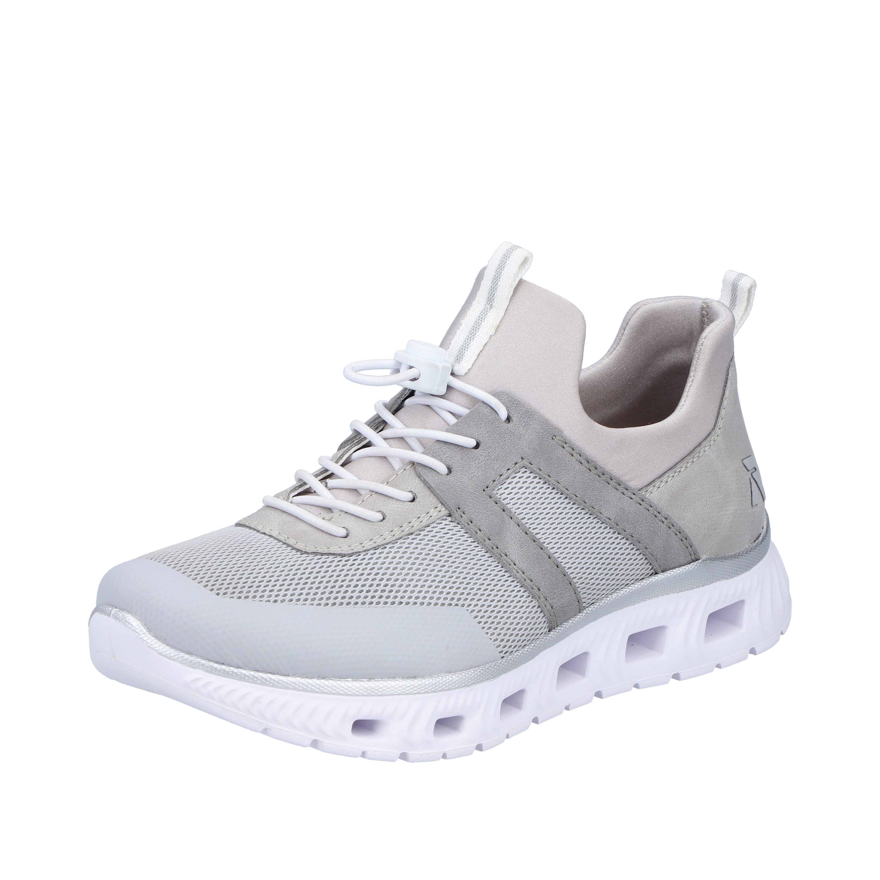 RIEKER Sport Slip-On Sneaker Sportschuh, Halbschuh, Freizeitschuh in veganer Verarbeitung