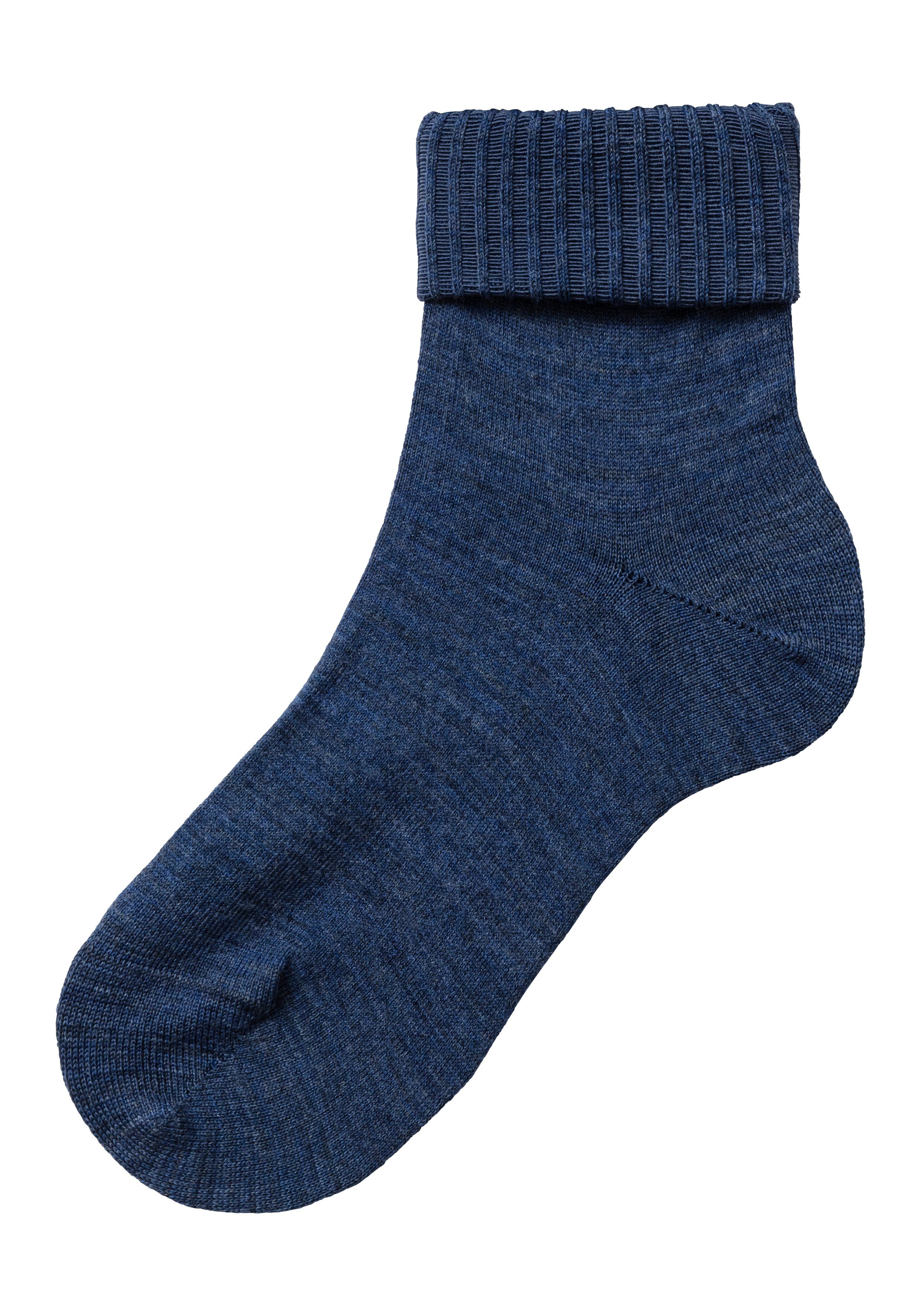 Lavana Umschlagsocken Wollsocken, Basic Damen (Packung, 3-Paar) fein gestrickt mit 53% Wolle – Bild 4 von 5
