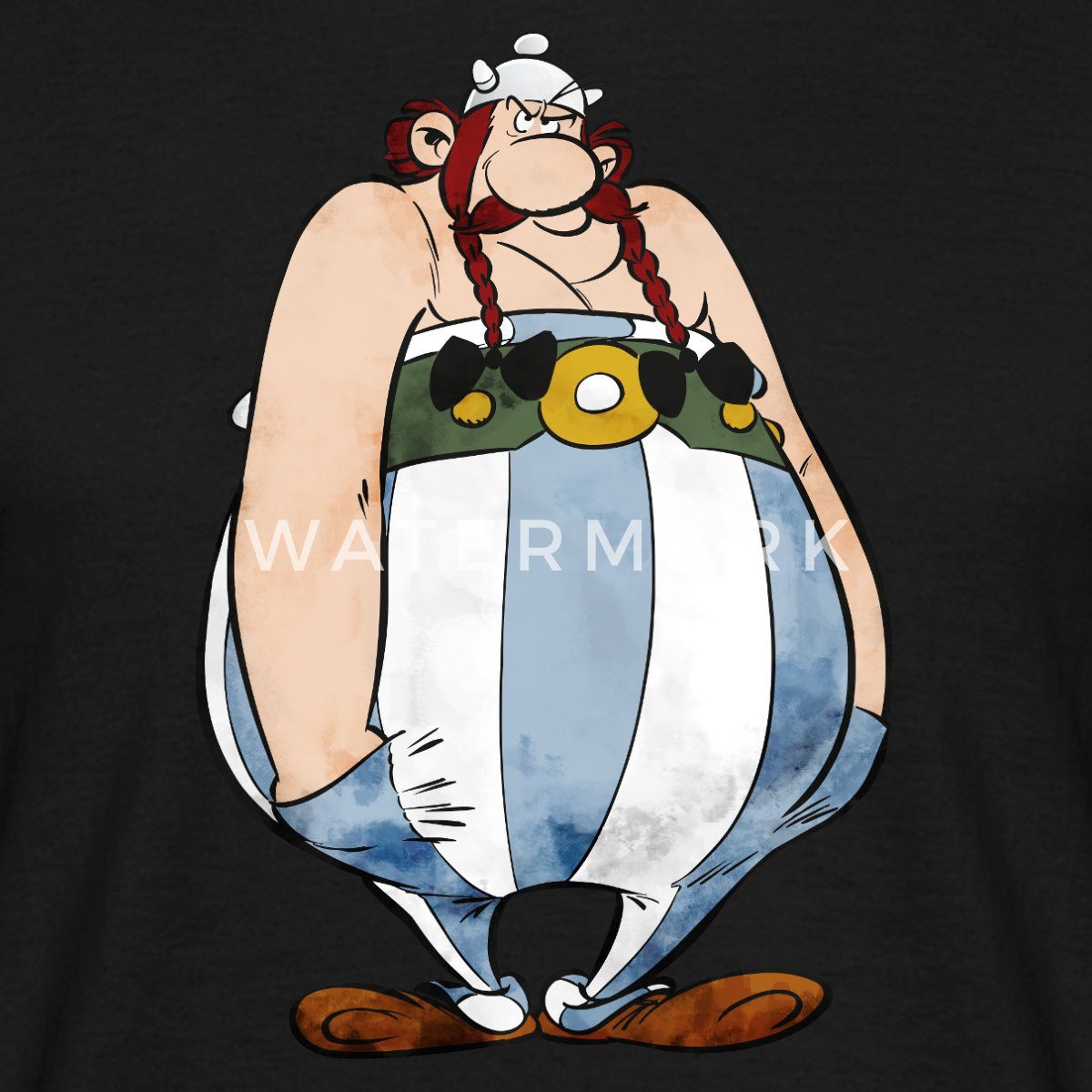 Spreadshirt T-Shirt Asterix & Obelix Bockig Männer T-Shirt (1-tlg)