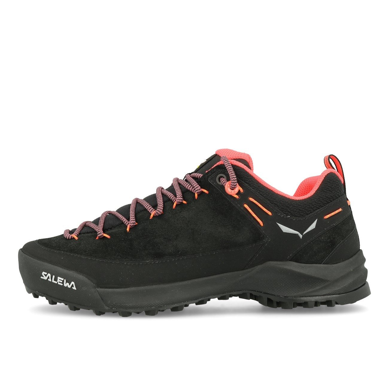 Salewa Salewa WS Wildfire Leather Damen Black Fluo Coral Outdoorschuh