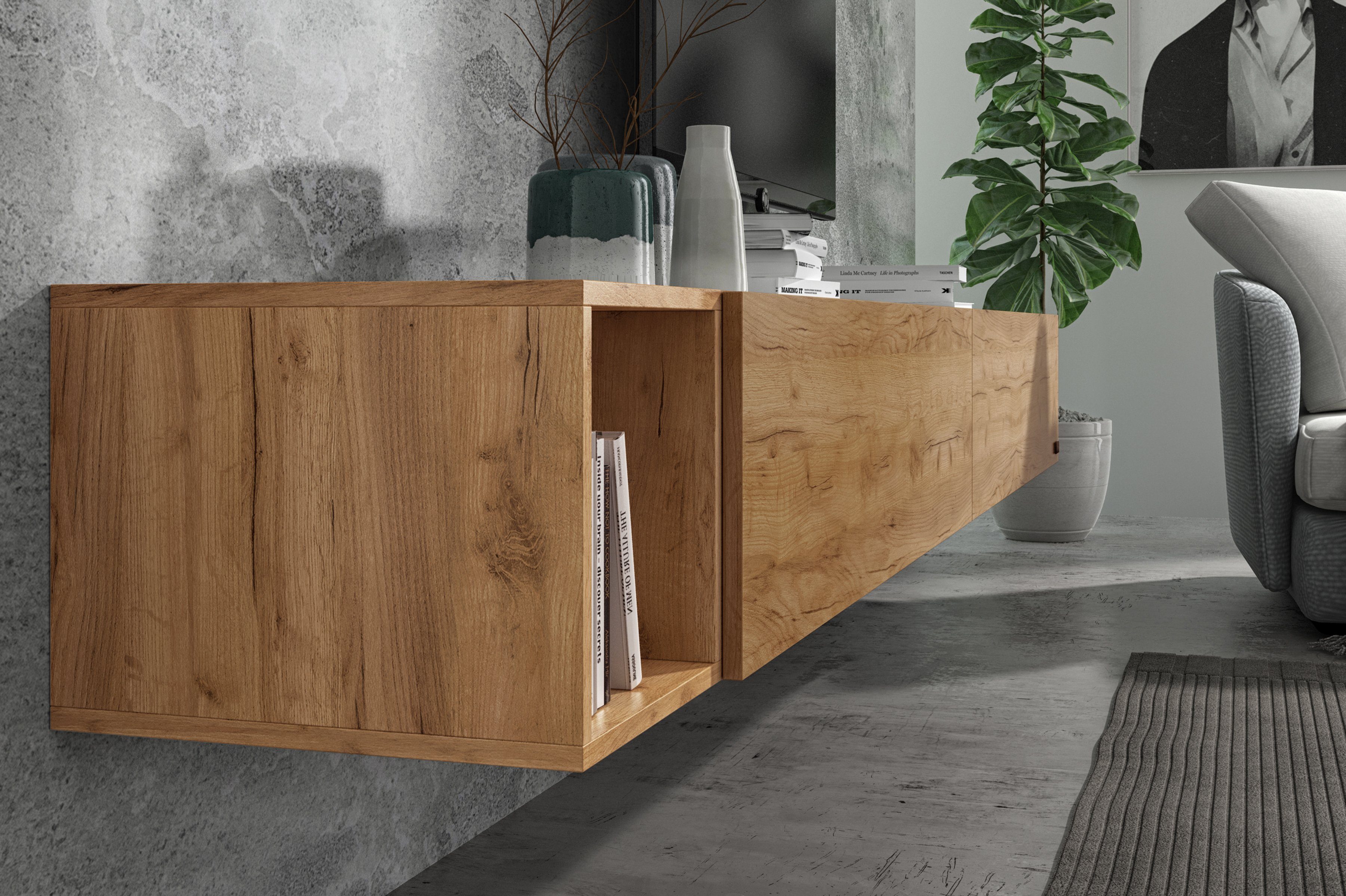 Wuun TV-Board Wuun® Somero Lowboard Tv-Board Wohnwand SW6 günstig online kaufen