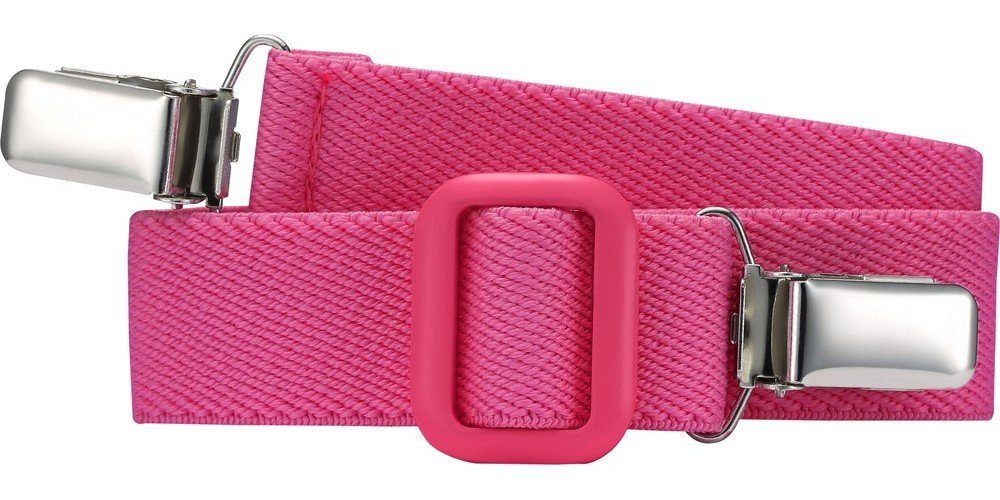 Elastik-Gürtel Pink Lederhandschuhe Clip uni Playshoes