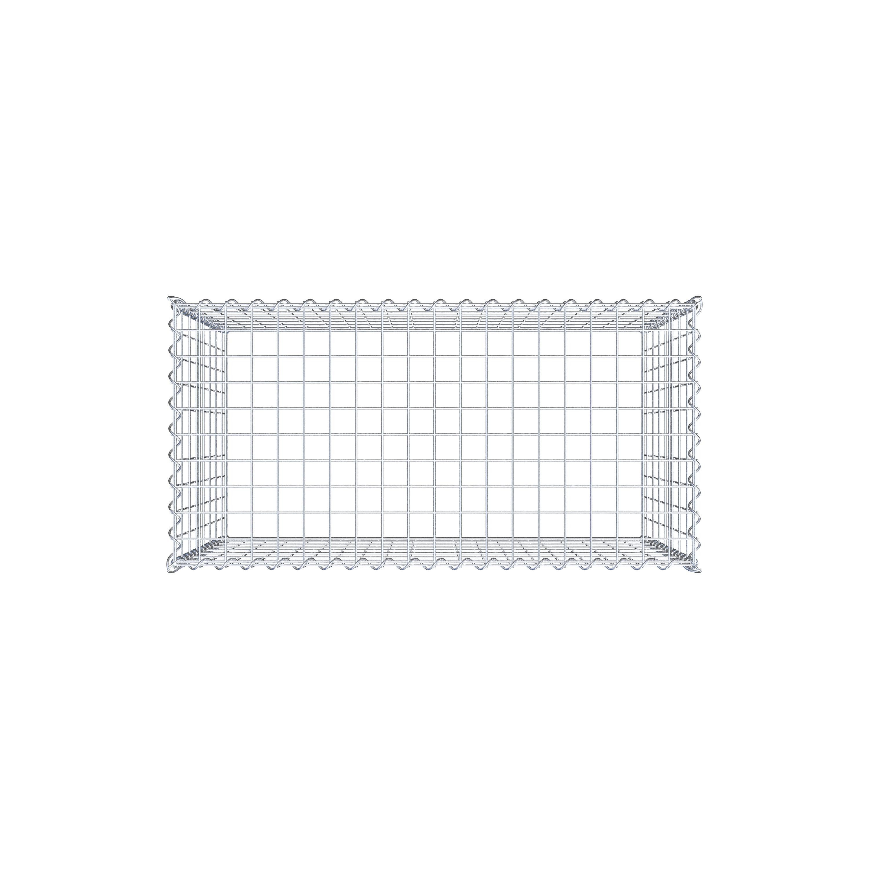 Thumbnail - Gabiona Gabionenzaun Anbaugabione Typ 3 100 cm x 80 cm x 50 cm (L x H x T), Maschenweite 5, (Anbaugabione Typ 3 100 cm x...