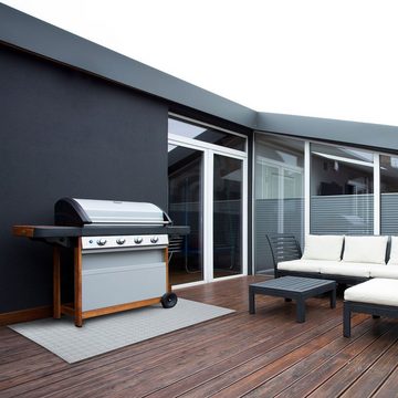 Outdoorteppich Design Alba, als Läufer, Teppich oder Bodenbelag, Karat, rechteckig, für Innen- & Außenbereiche geeignet