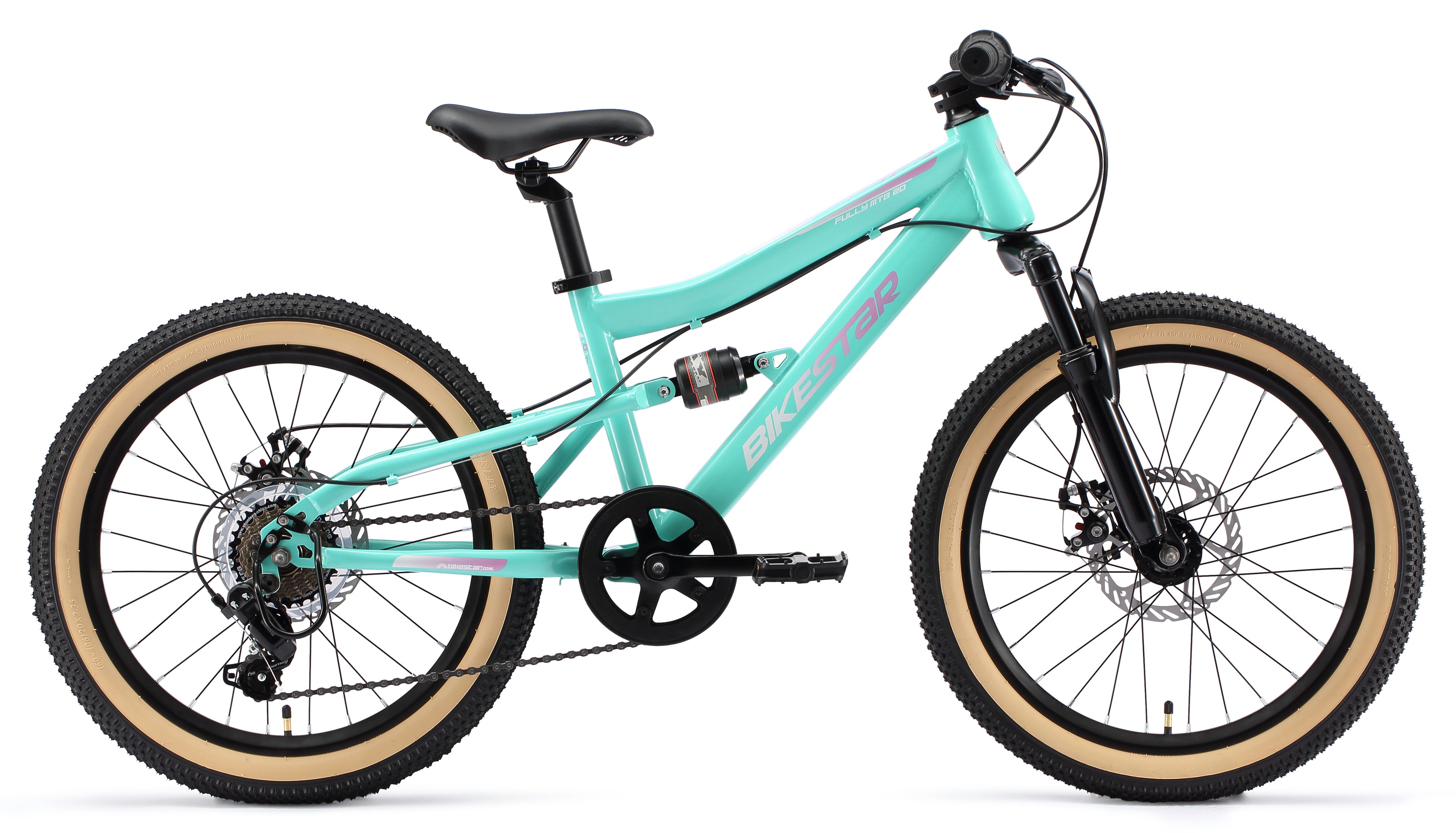 Bikestar Jugendfahrrad, 7 Gang Shimano RD-TY21 Schaltwerk, Kettenschaltung