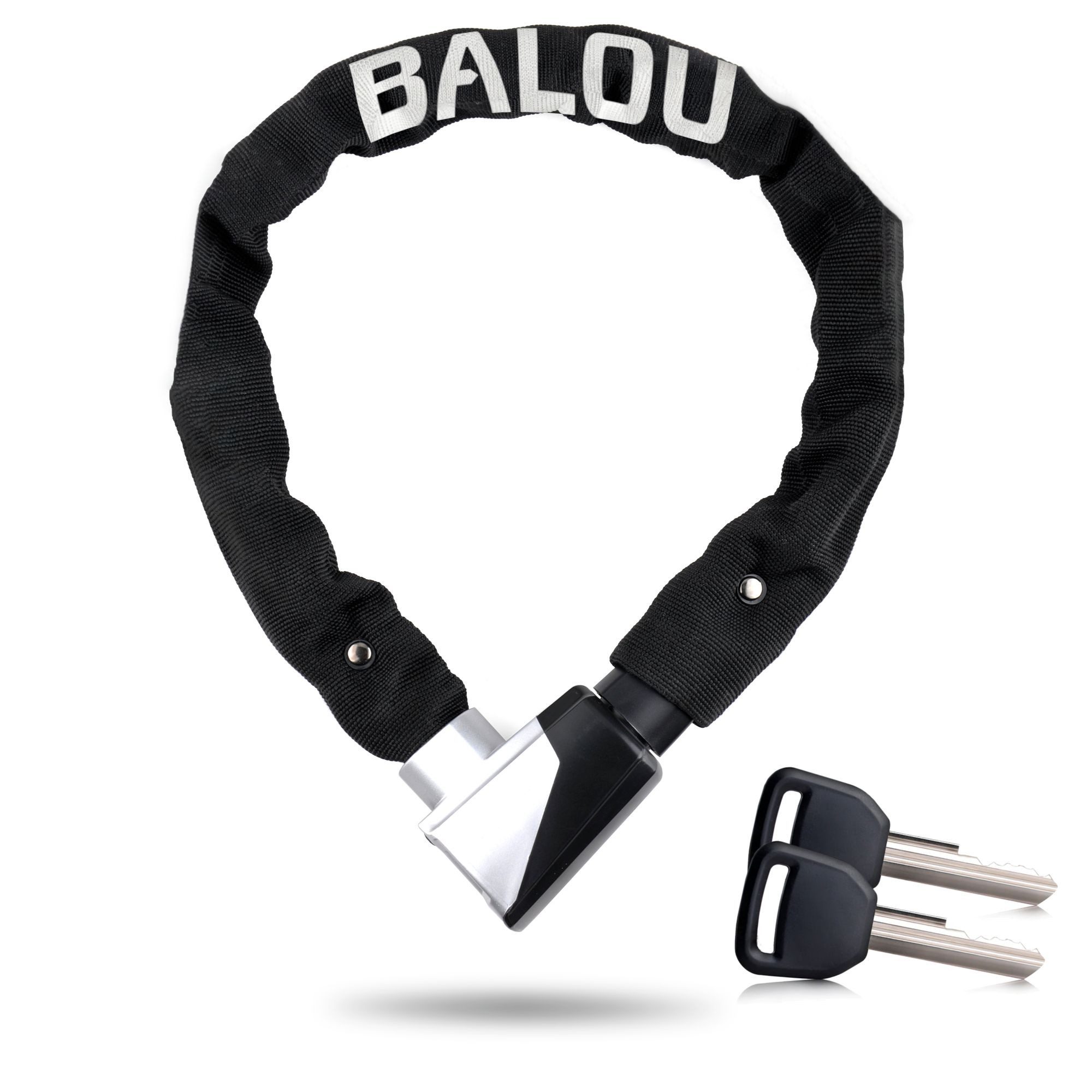 BALOU Zahlenkettenschloss BALOU Fahrrad Kettenschloss ET555
