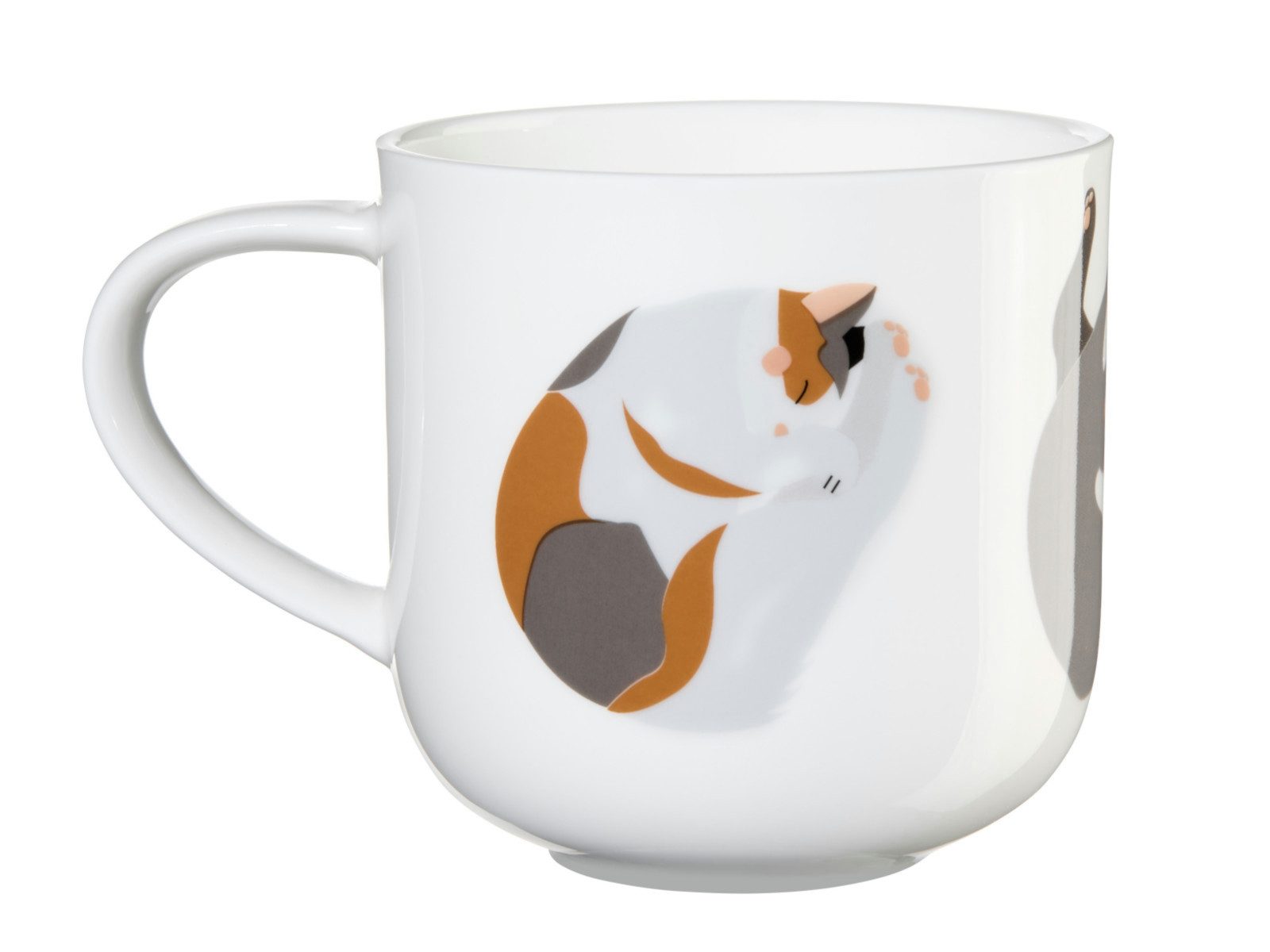 ASA SELECTION Tasse coppa Henkelbecher Siesta 0,4l, Fine Bone China