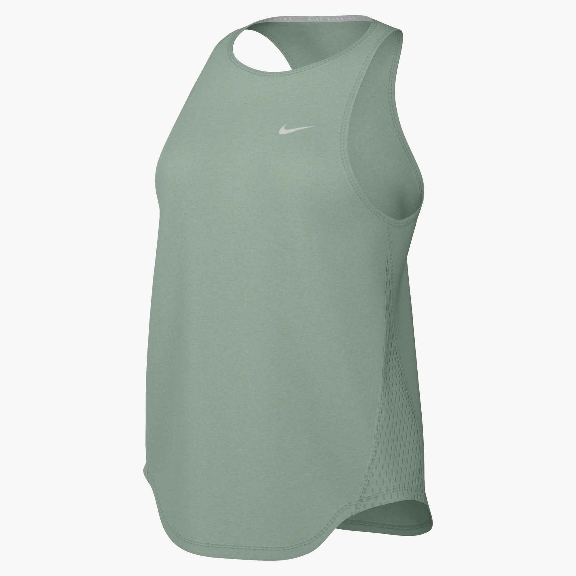 Nike Lauftop W NK TEMPO DF TANK abgerundeter Saum, schweißableitendes Dri-FIT-Material