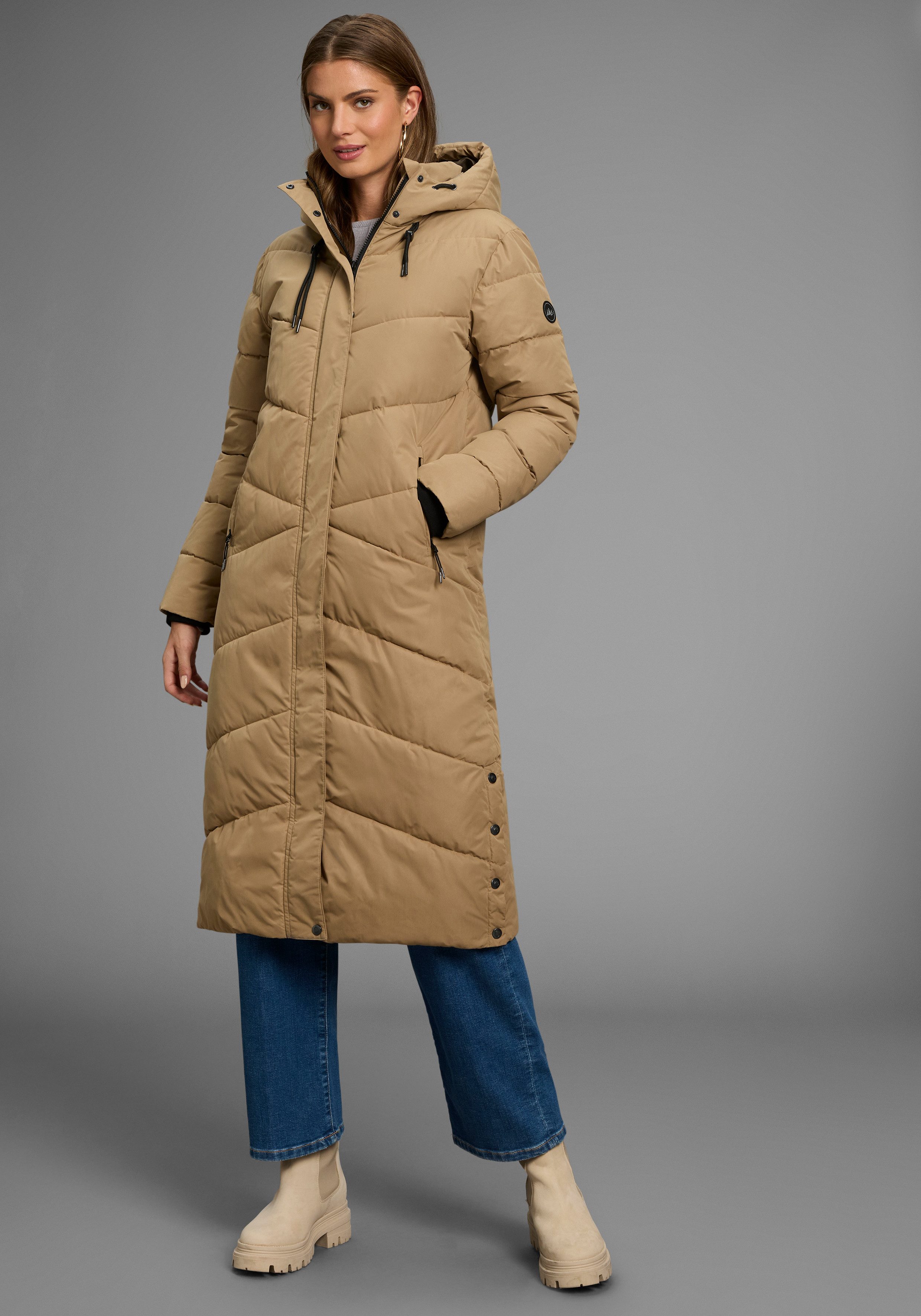 Polarino Steppmantel aus wasserdichtem & windabweisenden günstig online kaufen
