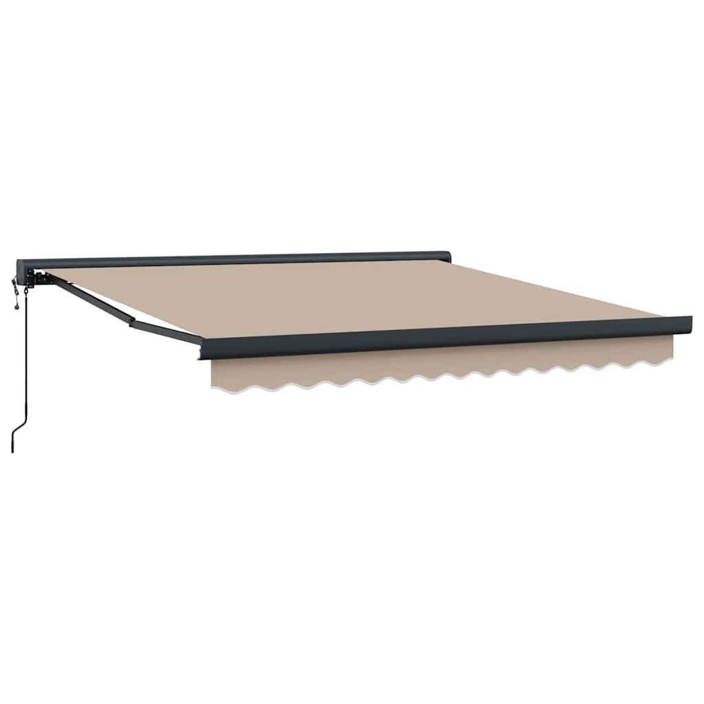 vidaXL Markise 300 x 250 cm Automatische Einziehbare Markise Beige 300x250 cm