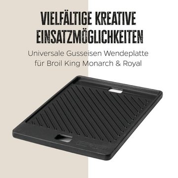 Grillfürst Grillplatte Grillfürst Grillplatte Gusseisen für Monarch / Royal 36,2 x 27,1 cm