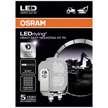 Osram Arbeitsleuchte OSRAM Halter LEDriving® Heavy Duty Mounting Kit PX LEDPWL ACC 102 (B