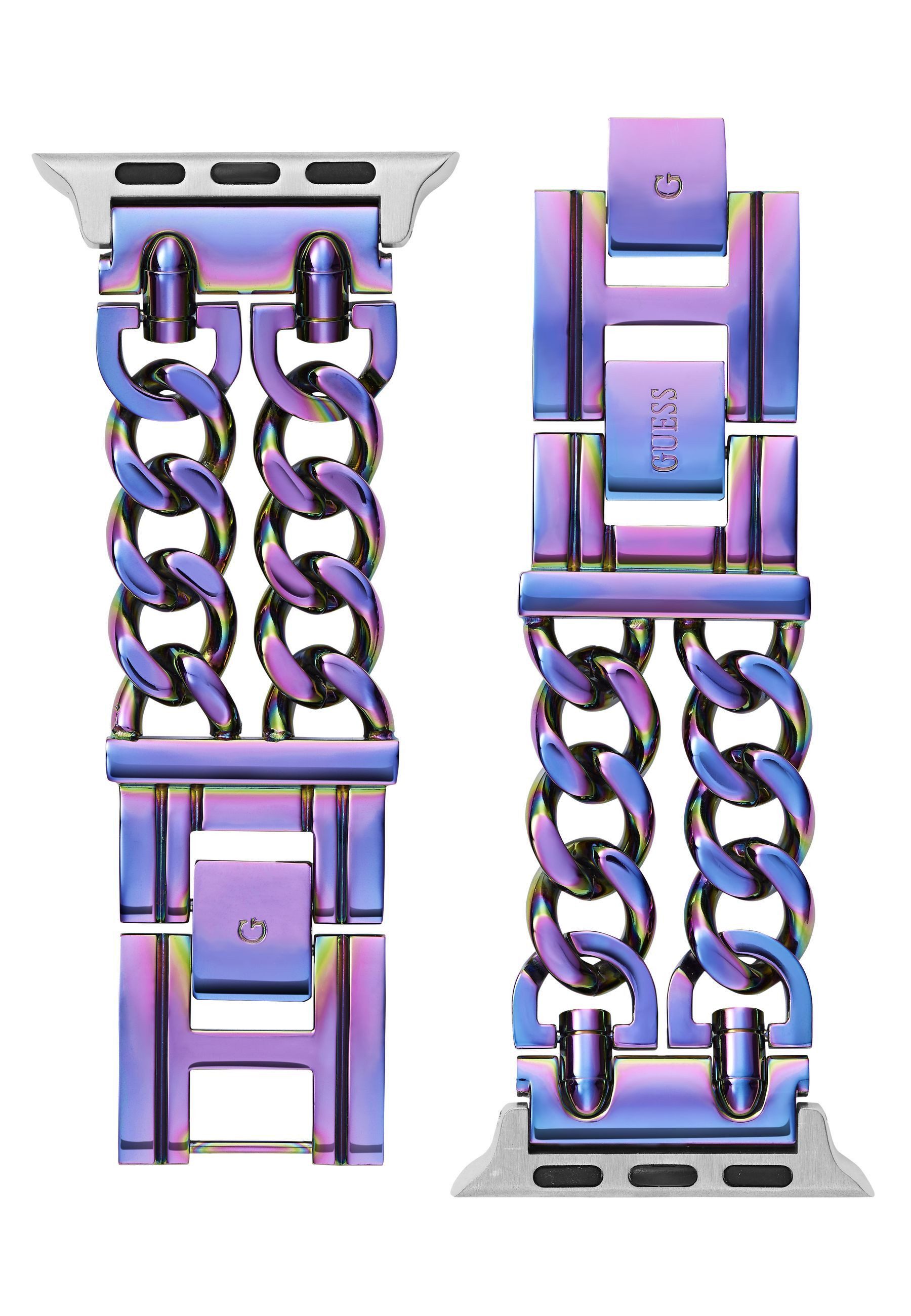 Guess Uhrenarmband GUESS APPLE BAND, Gehäuse aus 100% Not Applicable und ein Armband aus 100% Edelstahl