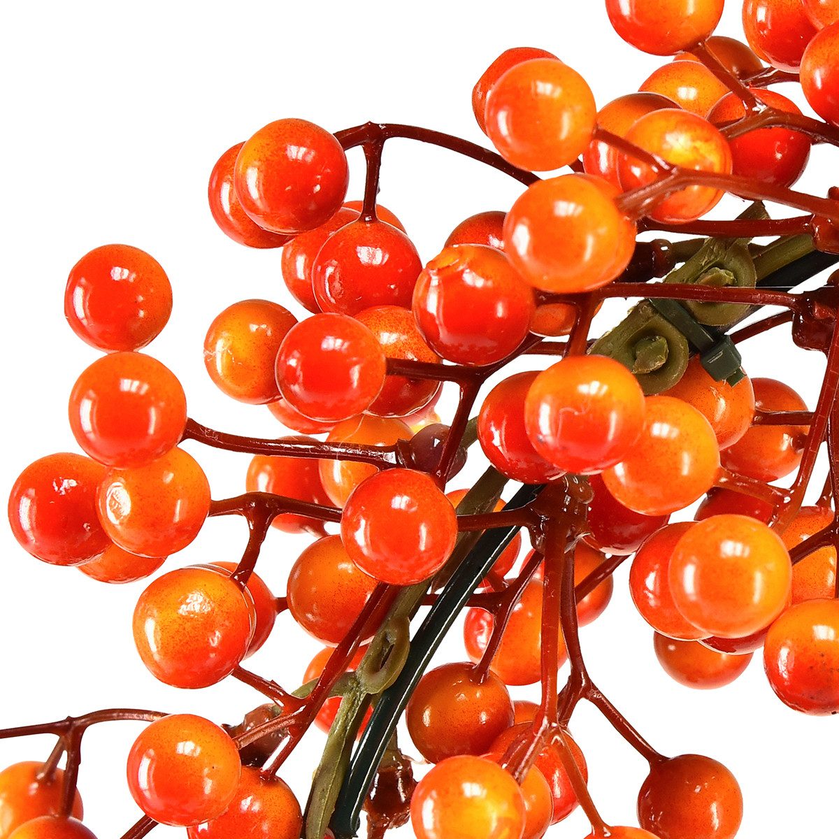 Winterliche Kunstpflanze Türkranz Herbst Winter Weihnachtsdeko günstig online kaufen