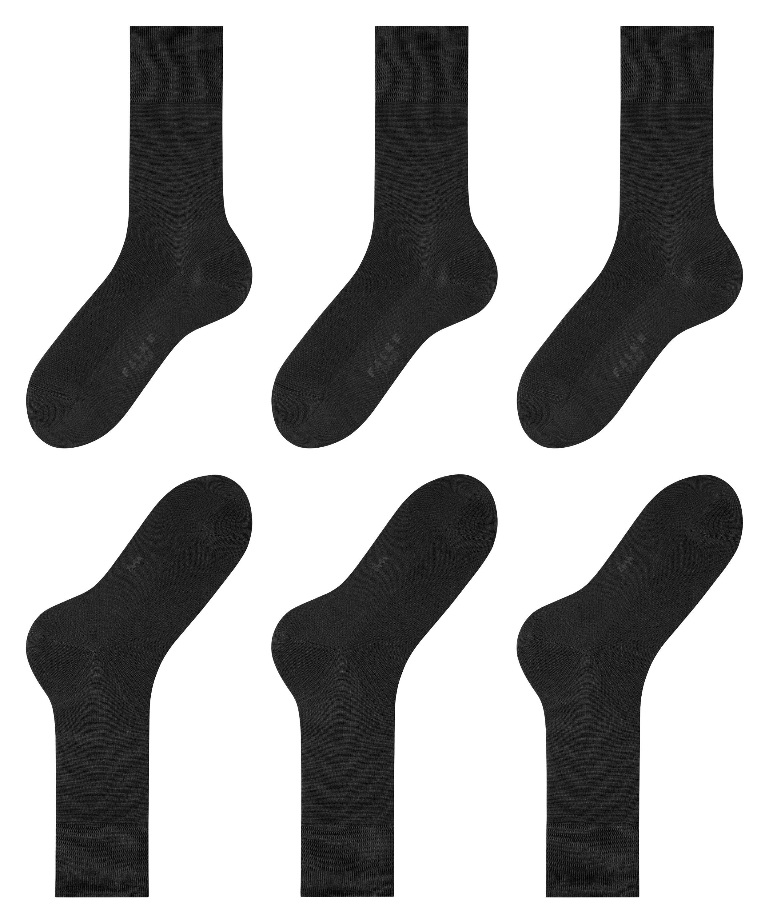 3-Pack (3-Paar) (3000) FALKE Socken black Tiago