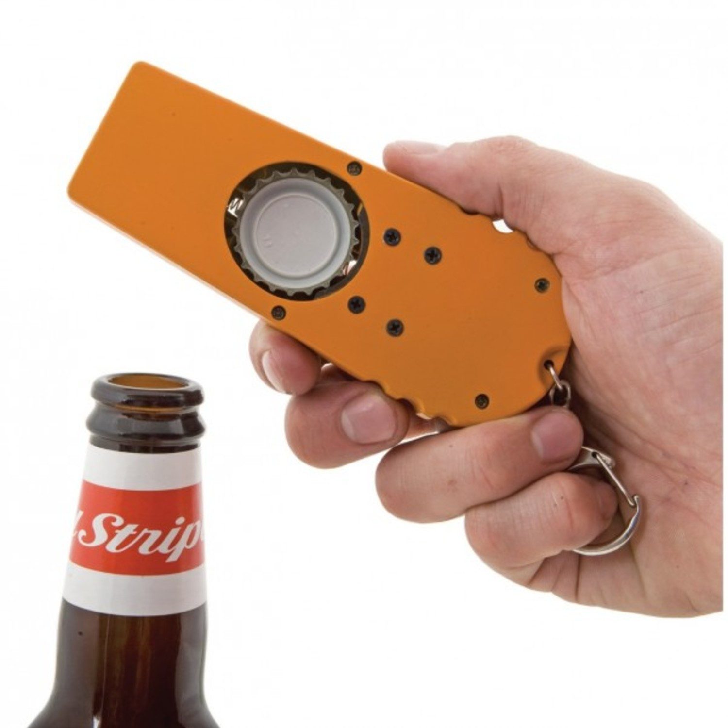gift republic Flaschenöffner Cap Zappa - Flaschenöffner mit Kronkorkenschleuder
