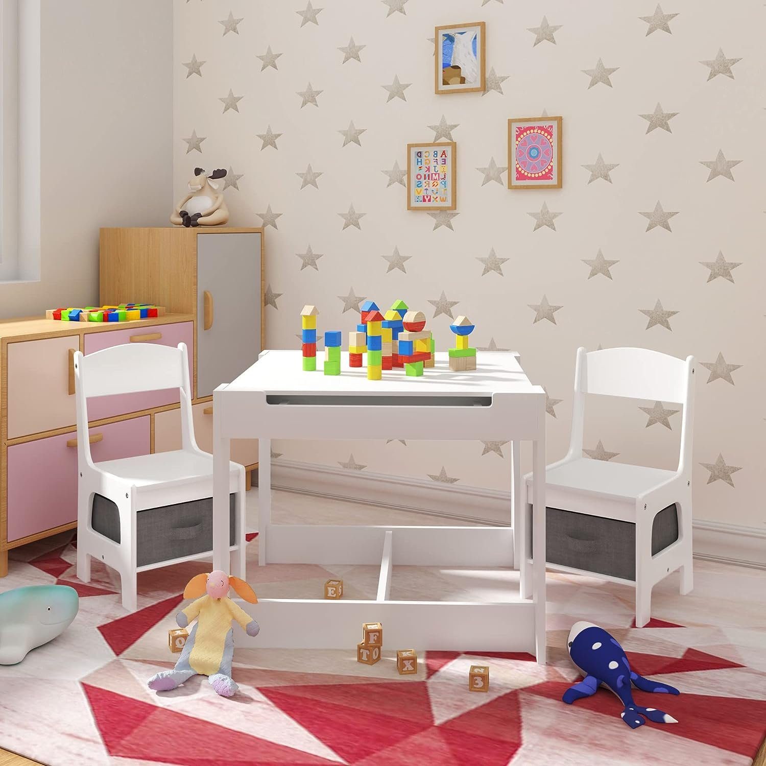 EUGAD Kindersitzgruppe, (3-tlg), mit Tafel und günstig online kaufen