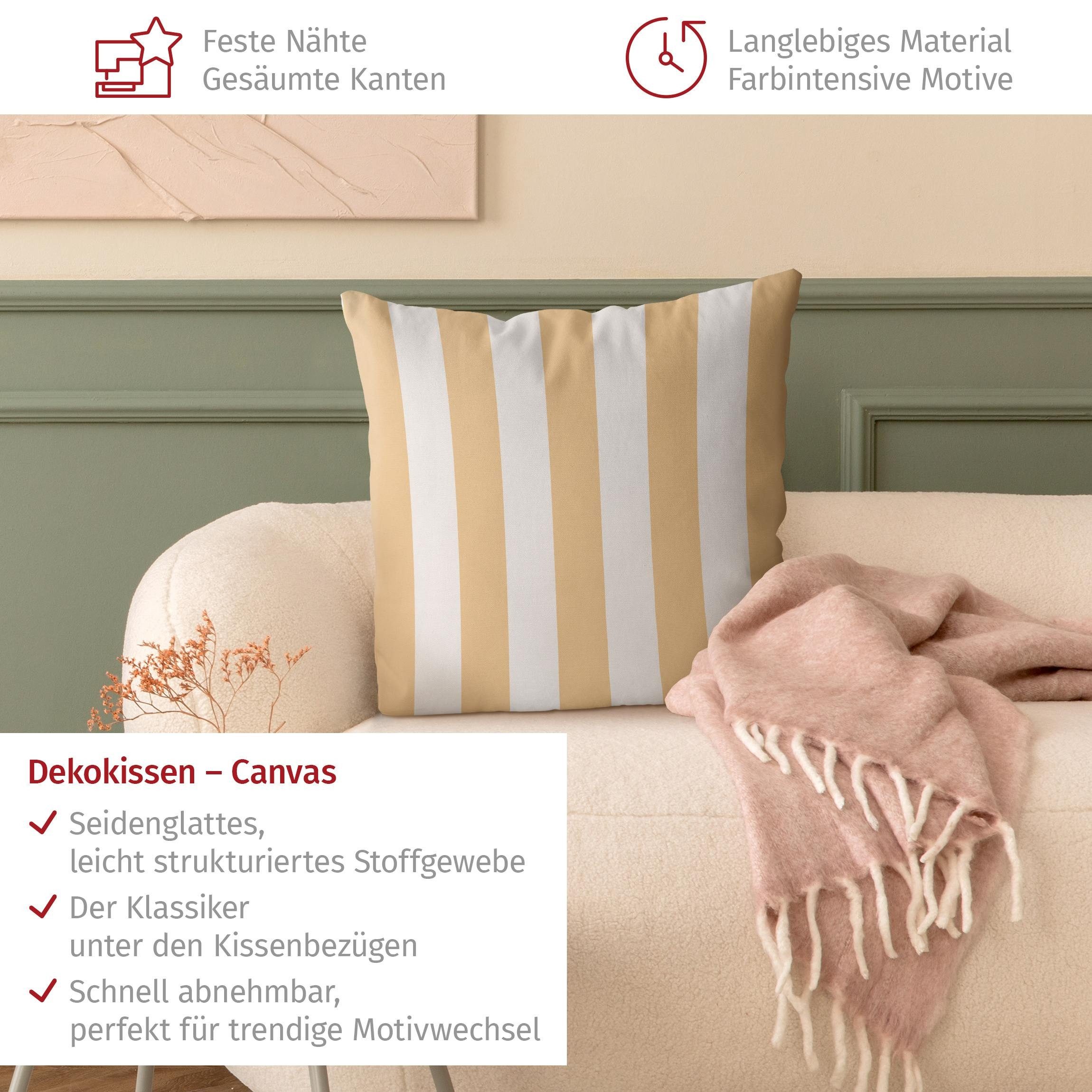 Bilderdepot24 Dekokissen drinnen Kissenhülle/ Sofakissen/ Zierkissen pastell Muster, Bezug mit / ohne Füllung Zierkissen Outdoor Sofa Bett