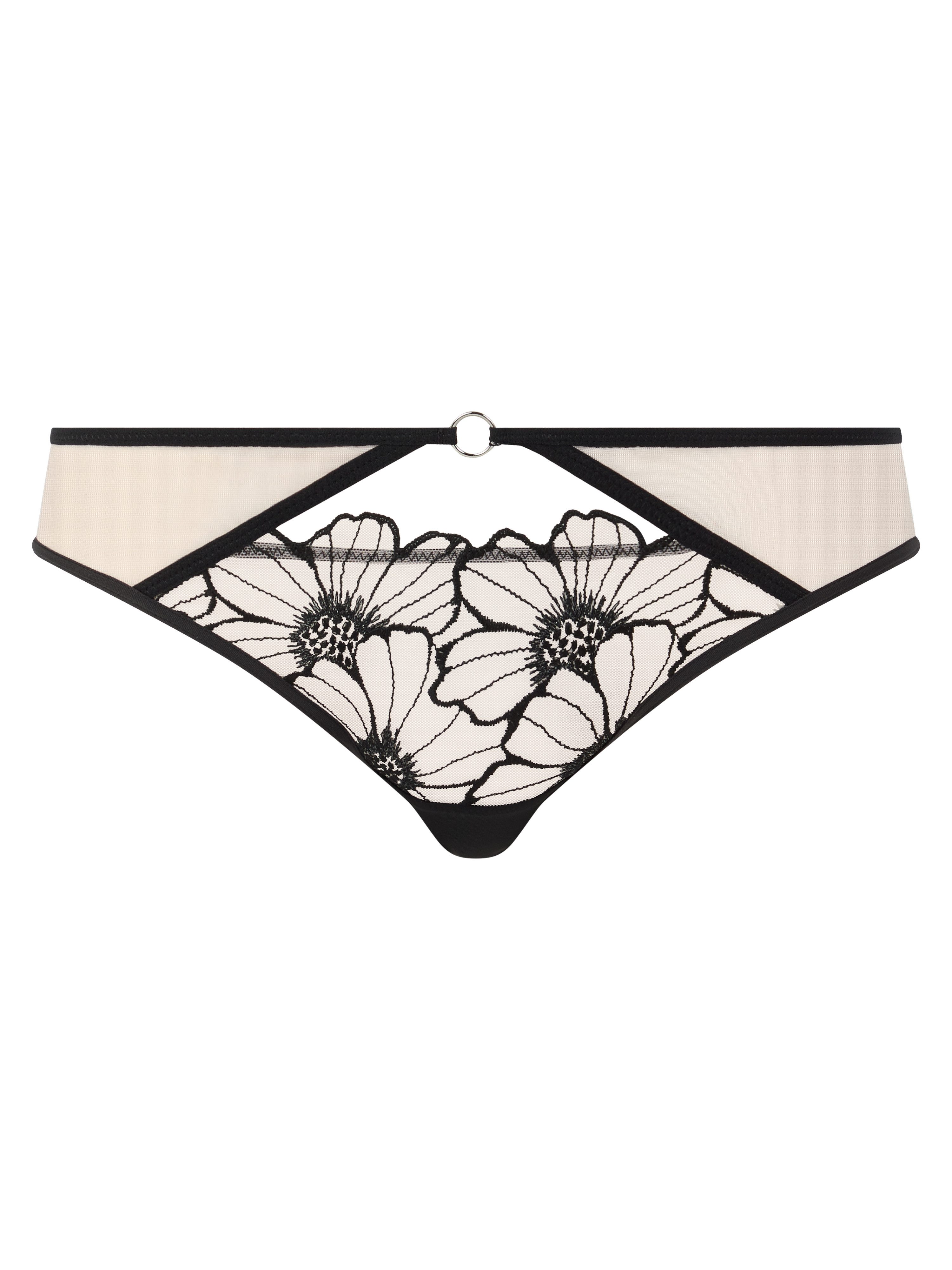 Chantelle Slip LUSH Stickerei, Tüll, blickdichtes Gewebe