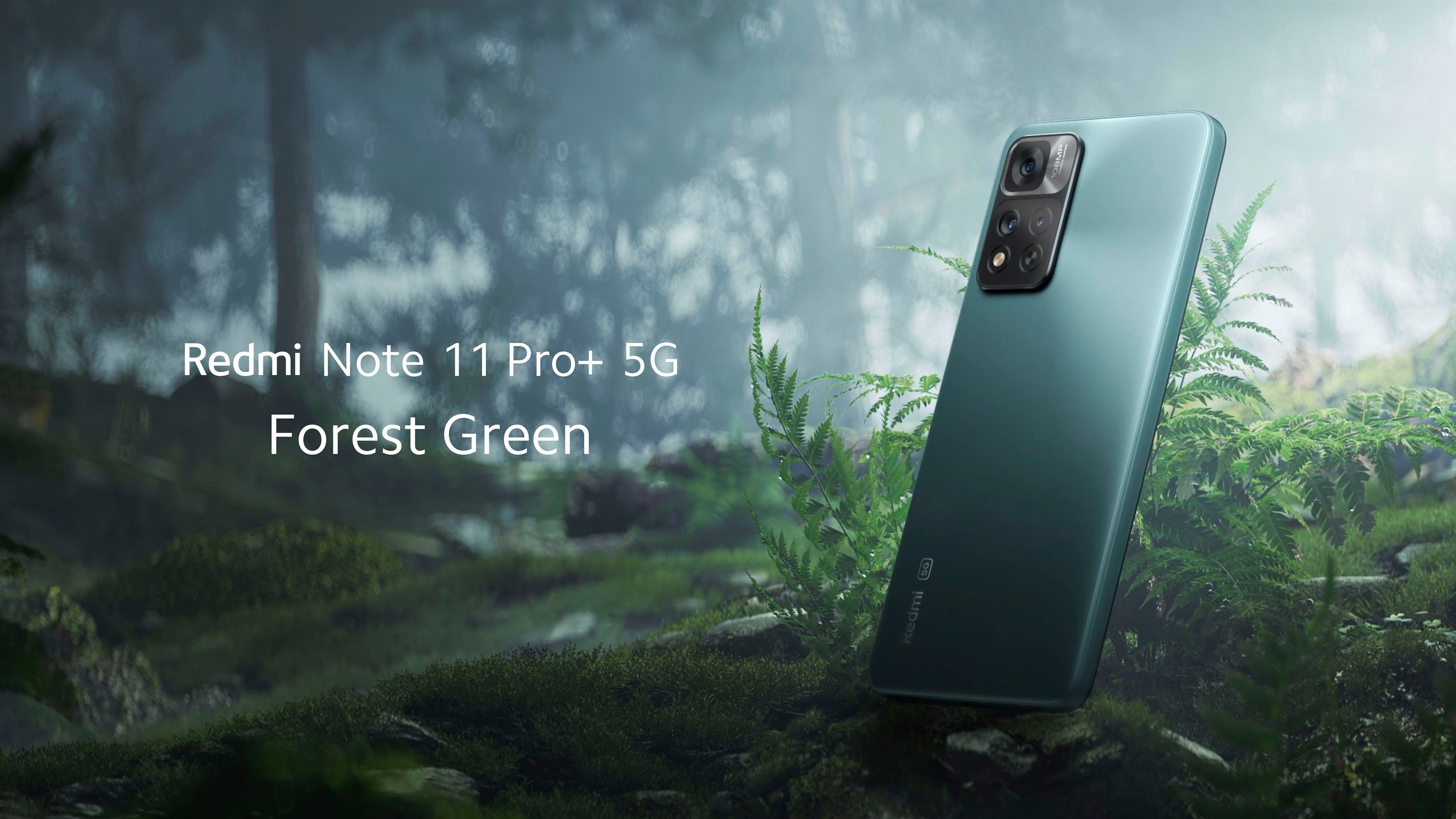 Xiaomi Redmi Note cm/6,67 11 Zoll, 256 Smartphone Speicherplatz, Kamera) 108 5G GB Green (16,94 MP Pro+ Forest