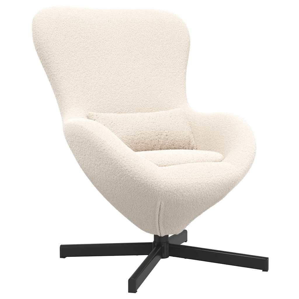 vidaXL Sessel Eiersessel Creme 63 x günstig online kaufen