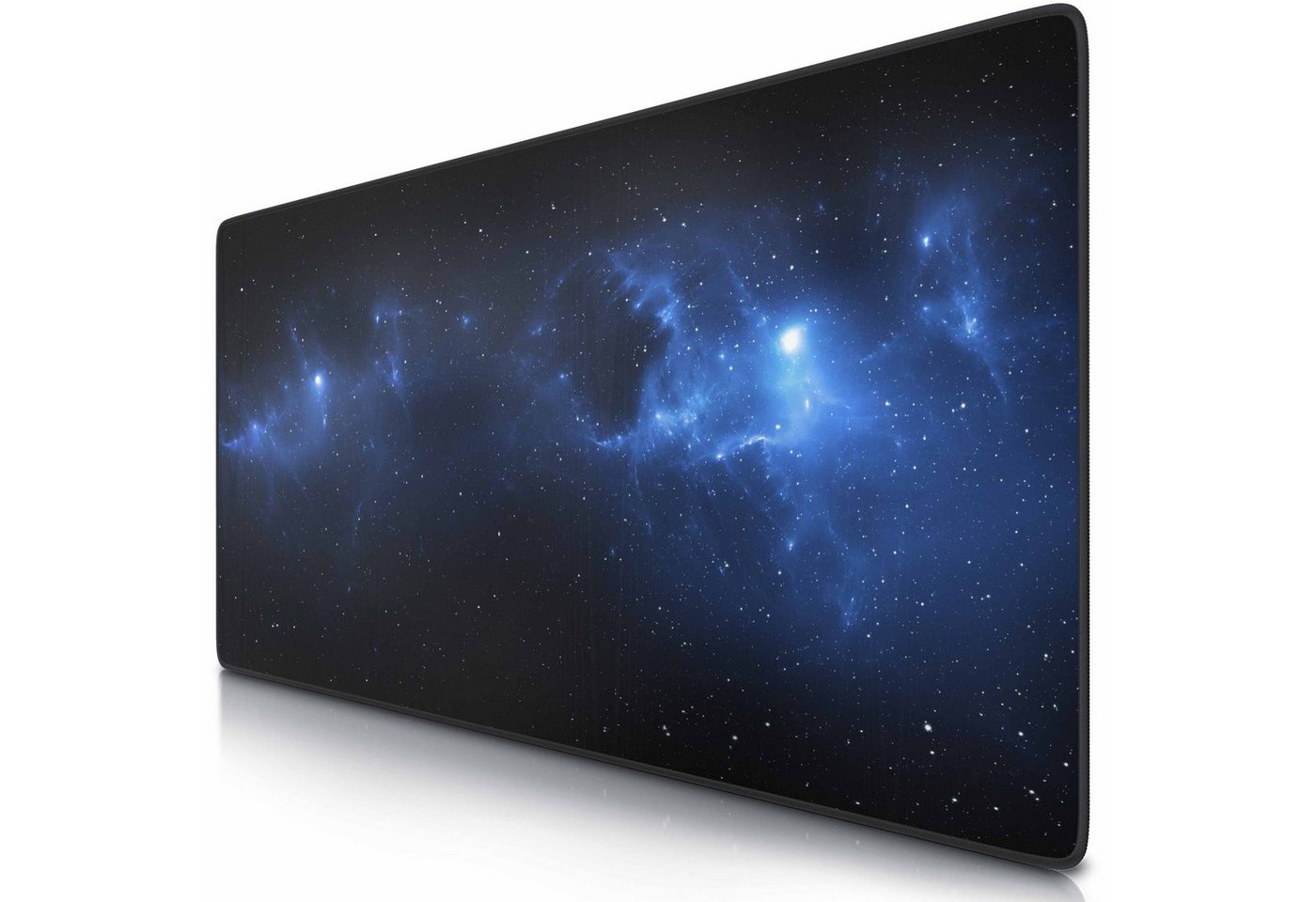 CSL Gaming Mauspad XXL Speed Mousepad 900 x 400 x 3 mm, große Tischunterlage (1-St), rutschfest, abwaschbar, Geschwindigkeit & Präzision, Stars Design