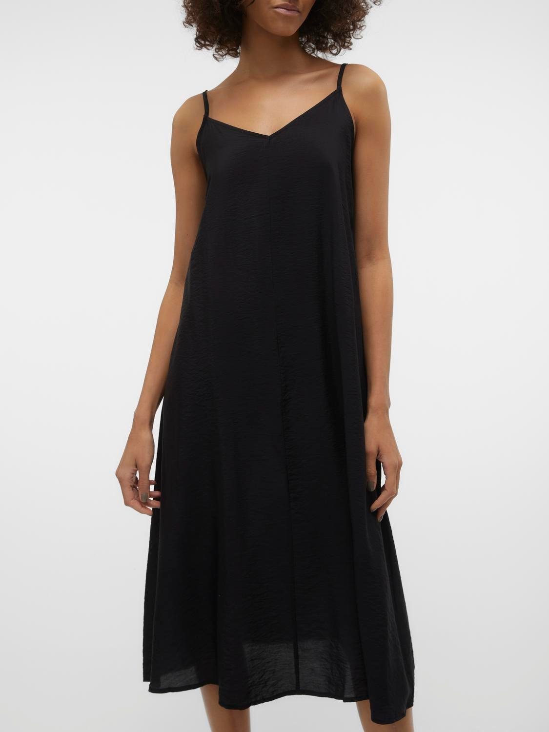 Vero Moda Spaghettikleid VMJOSIE CALF SINGLET DRESS WVN GA NOOS Viskosemischung