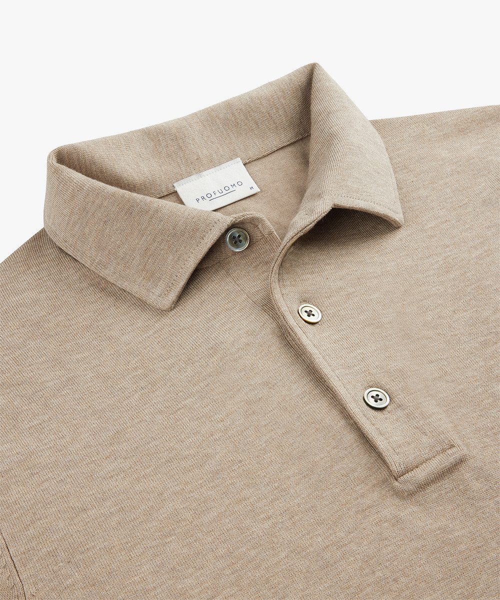 Profuomo Troyer POLO ONEPIECE BEIGE