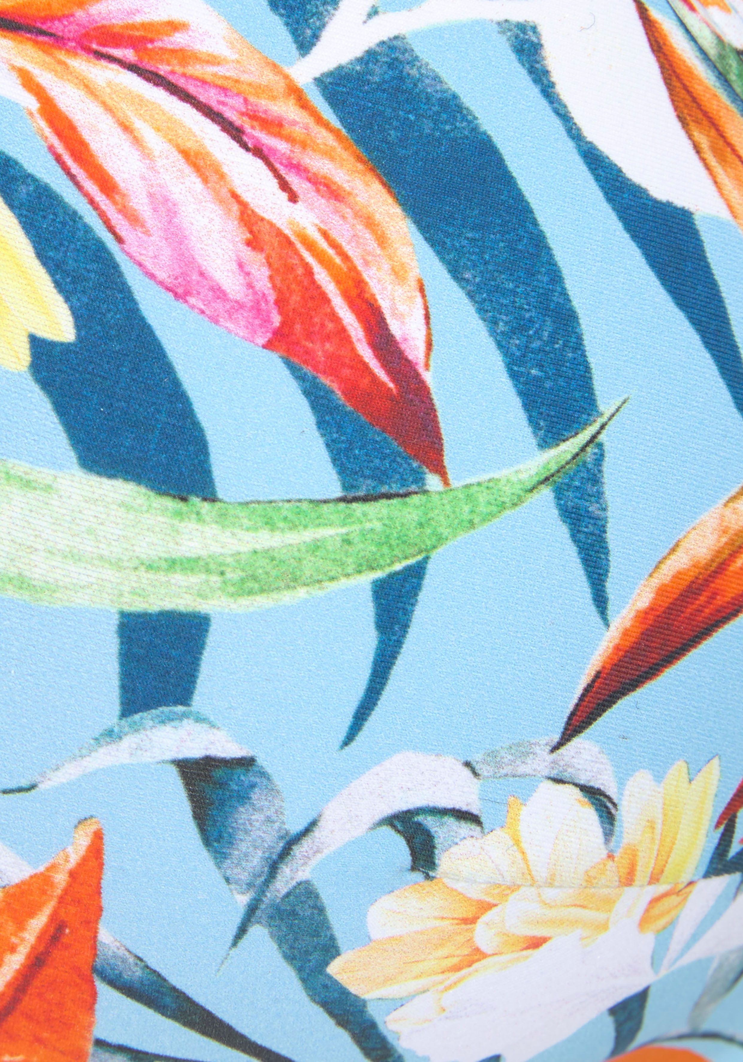 Venice Beach Triangel-Bikini-Top Caru, mit modernem Allover-Print