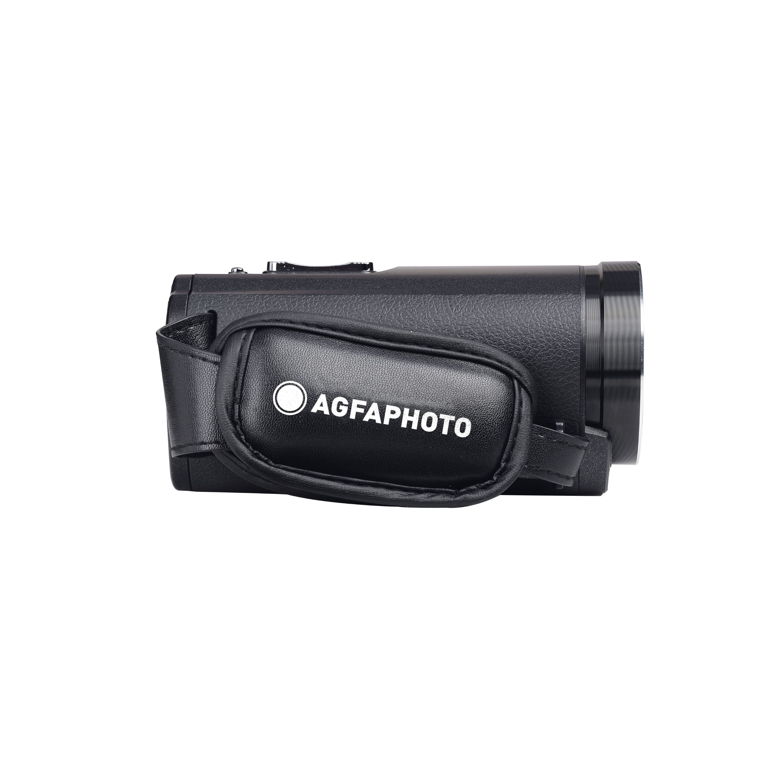 AgfaPhoto CC4000WBK Camcorder (4K-Video, 24 MP, 18x Zoom, wasserdicht, drehbares Display)